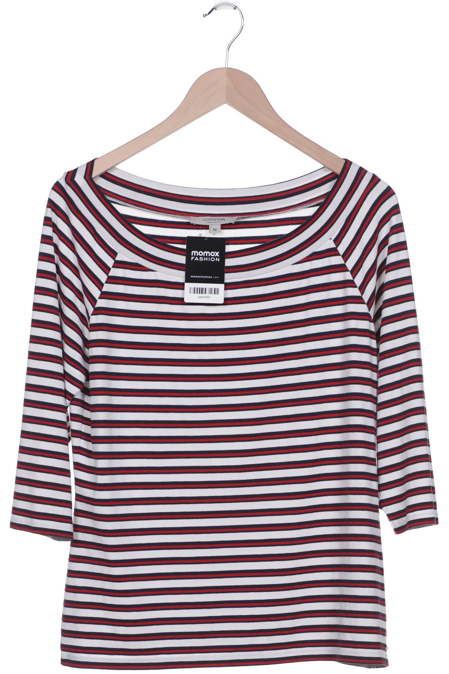 

Comma Damen Langarmshirt, weiß