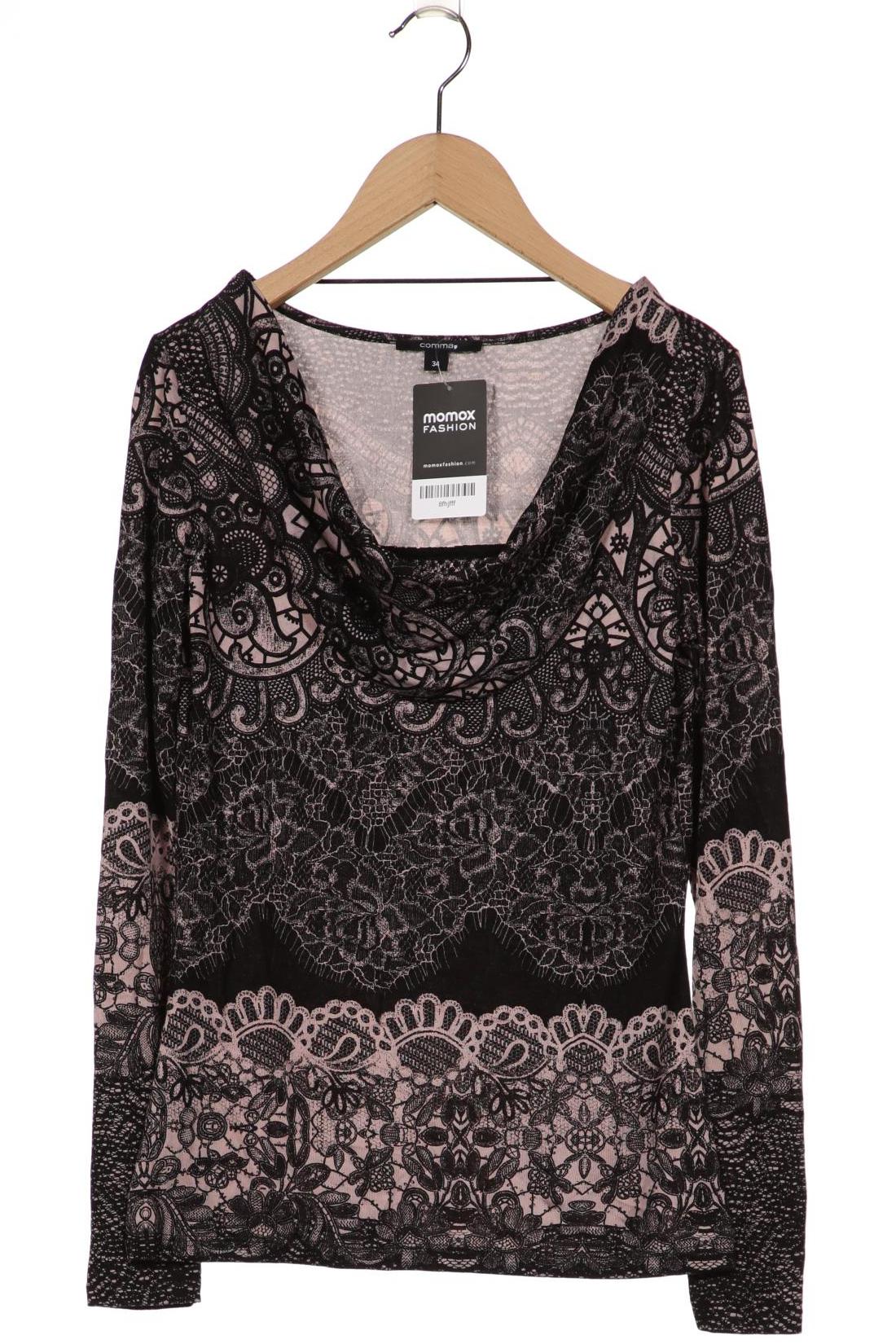 

Comma Damen Langarmshirt, schwarz