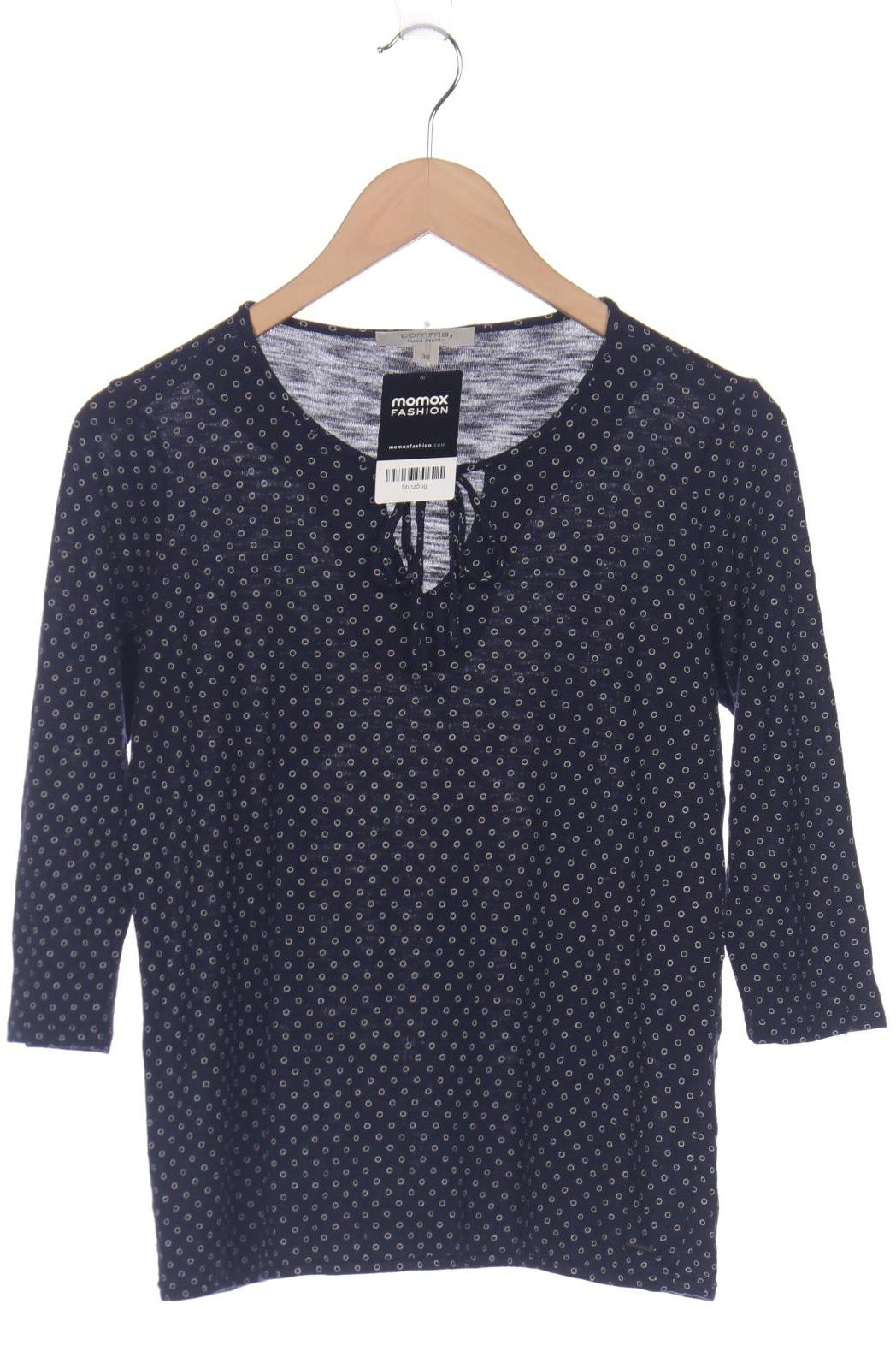 

Comma Damen Langarmshirt, marineblau, Gr. 36