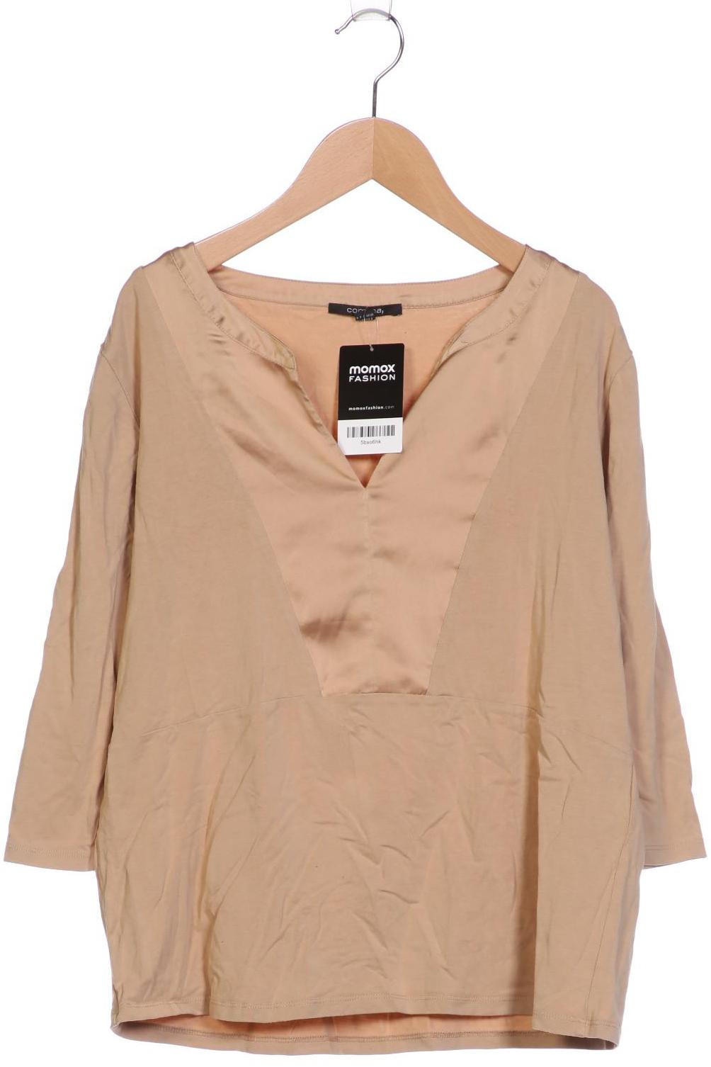 

Comma Damen Langarmshirt, beige, Gr. 38