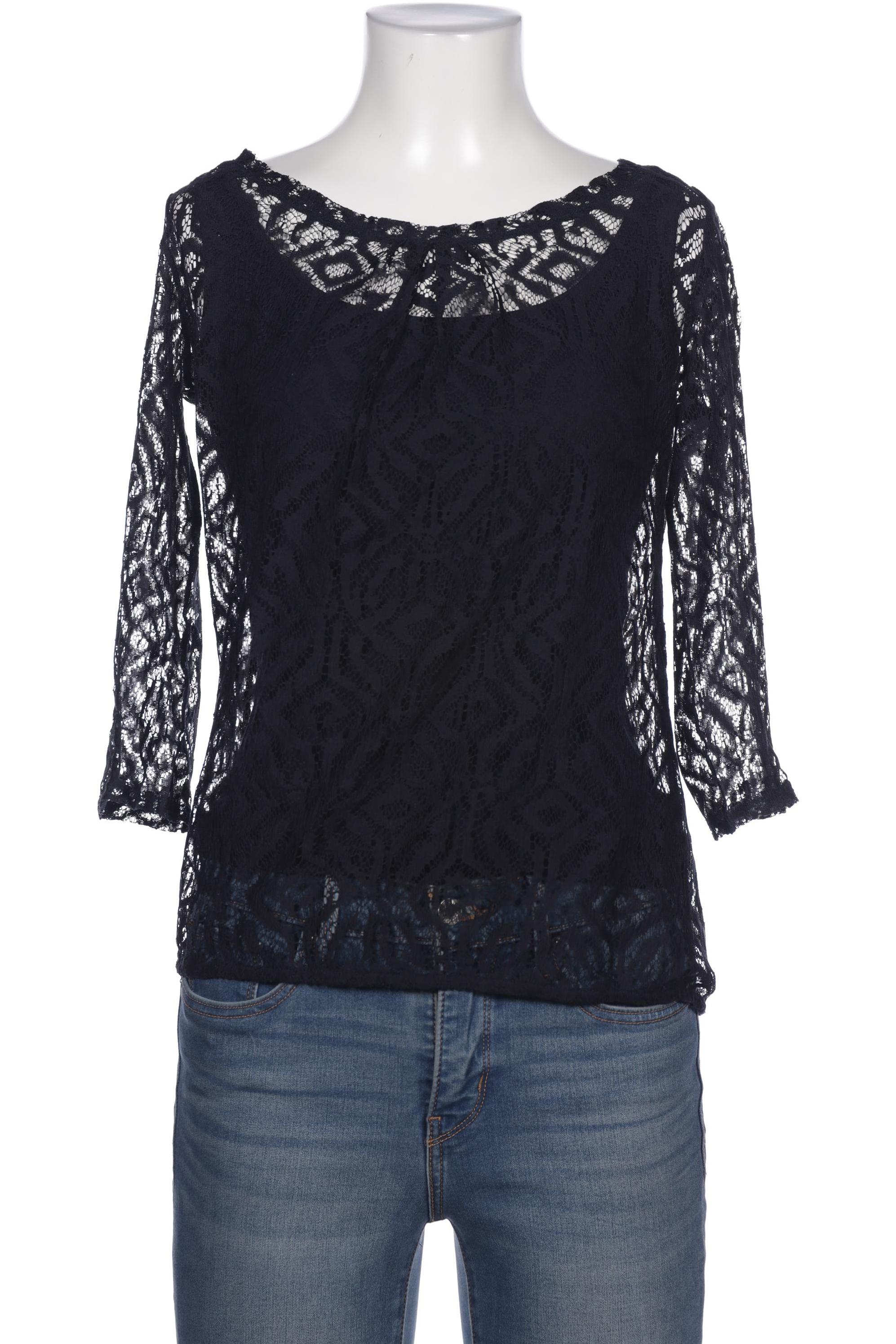 

Comma Damen Langarmshirt, marineblau