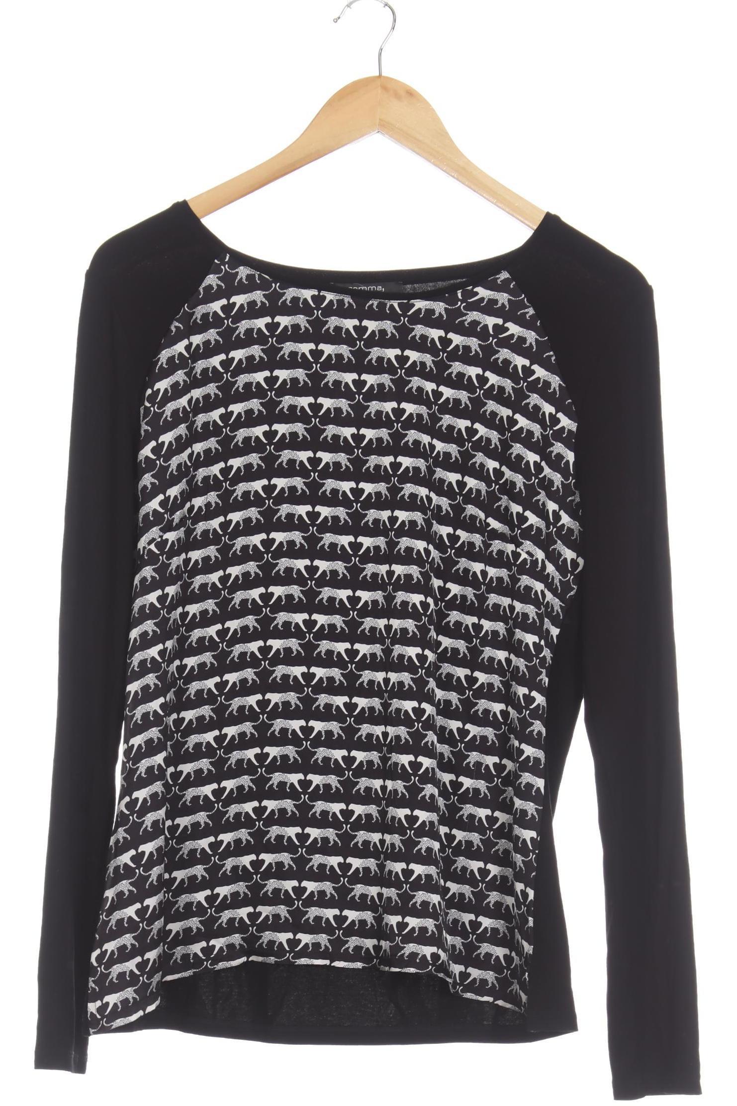 

Comma Damen Langarmshirt, schwarz, Gr. 42