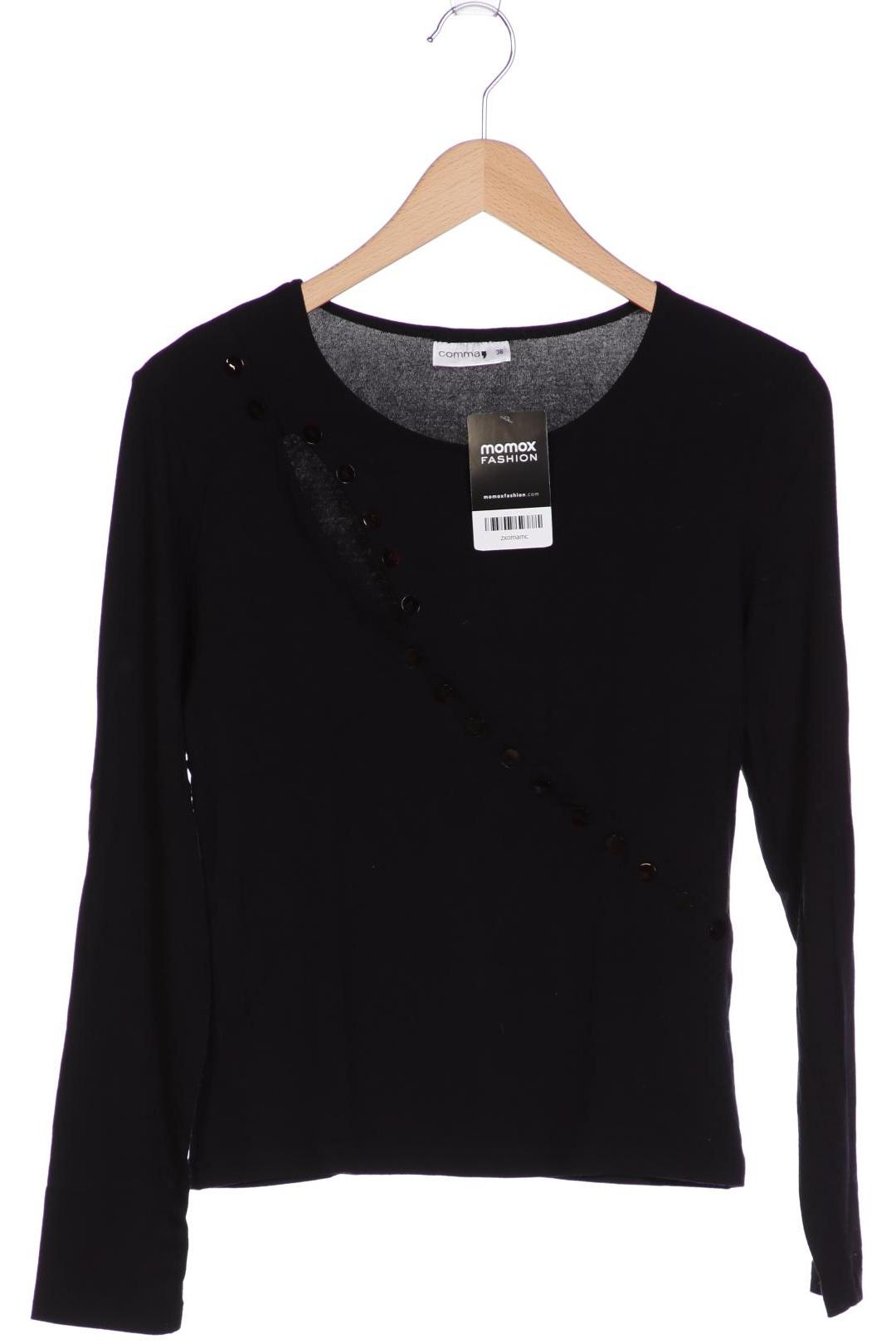 

Comma Damen Langarmshirt, marineblau, Gr. 38