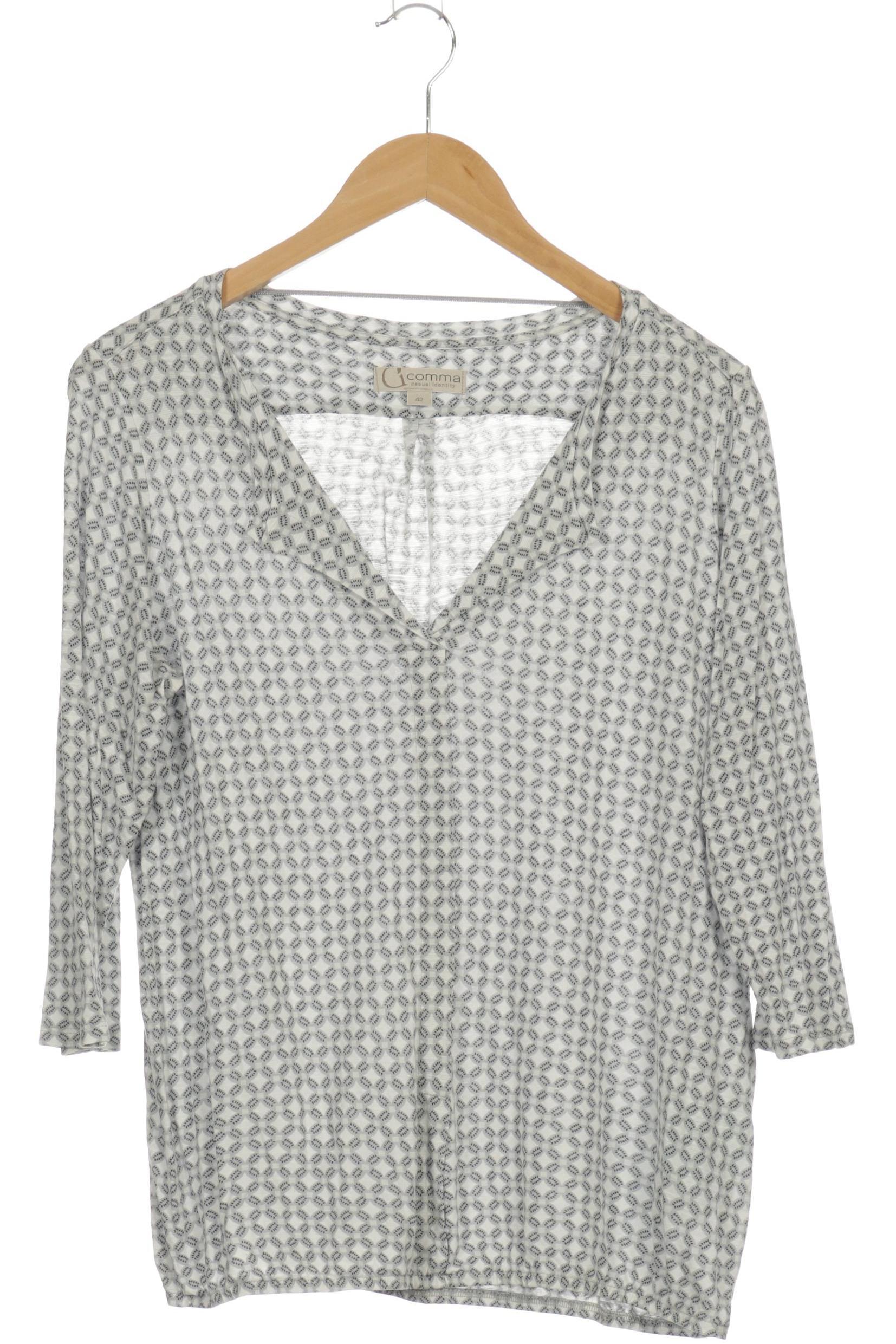 

Comma Damen Langarmshirt, grau, Gr. 42