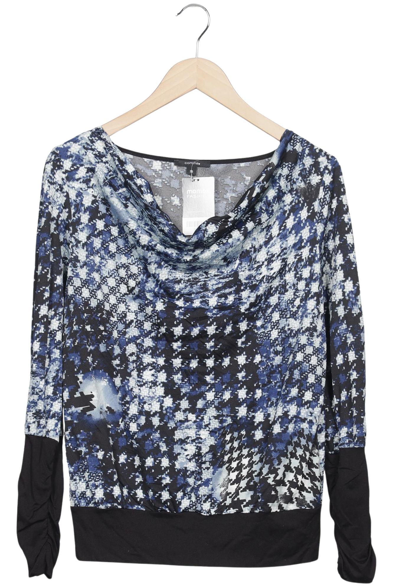 

Comma Damen Langarmshirt, mehrfarbig, Gr. 38