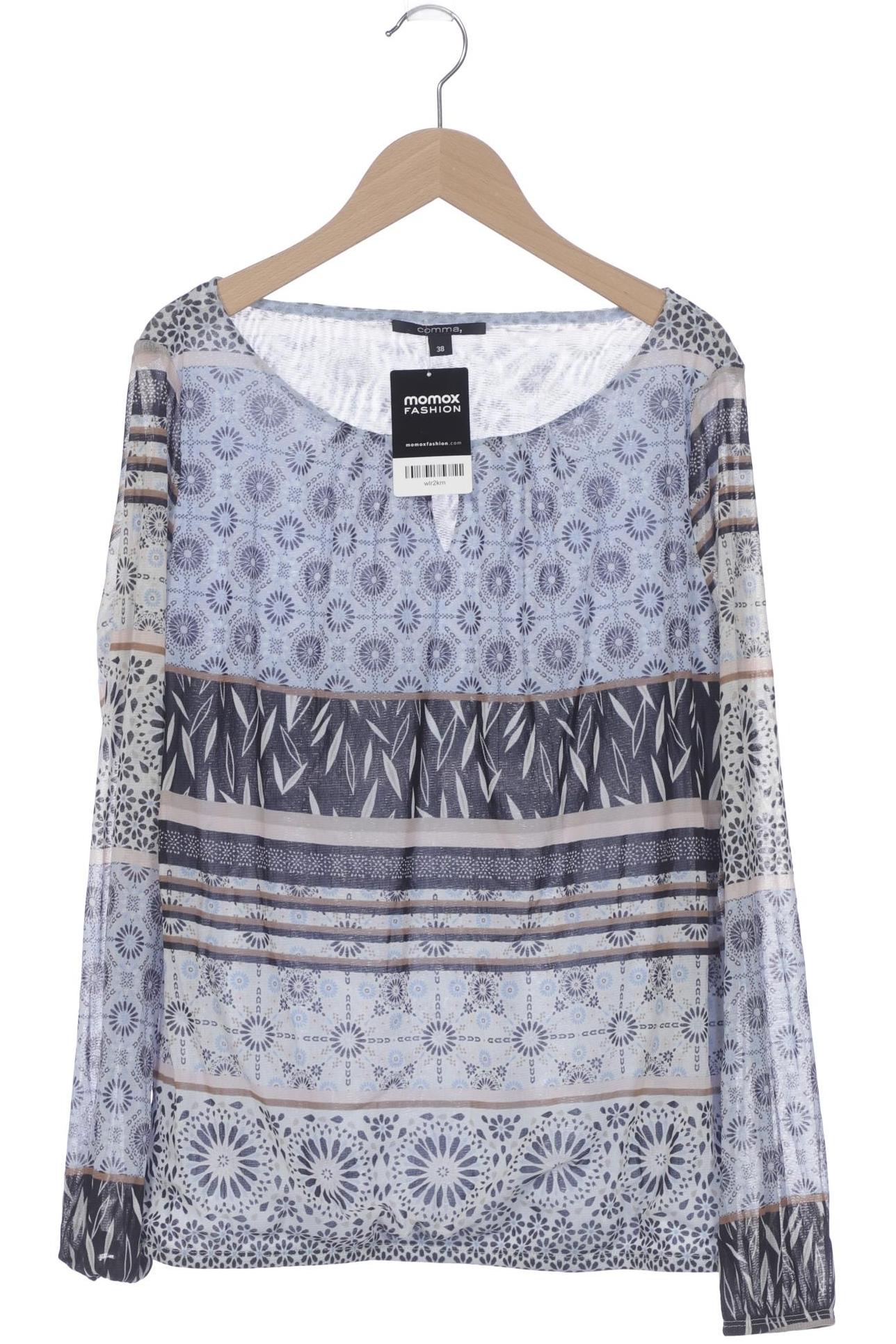 

Comma Damen Langarmshirt, mehrfarbig, Gr. 38