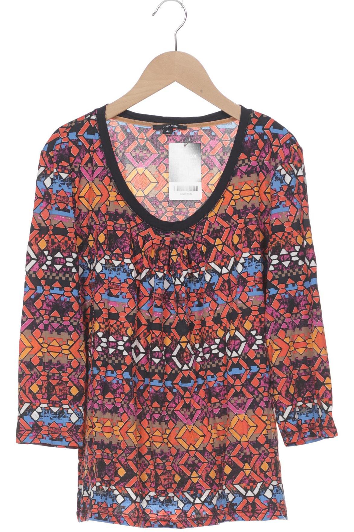 

Comma Damen Langarmshirt, mehrfarbig, Gr. 42