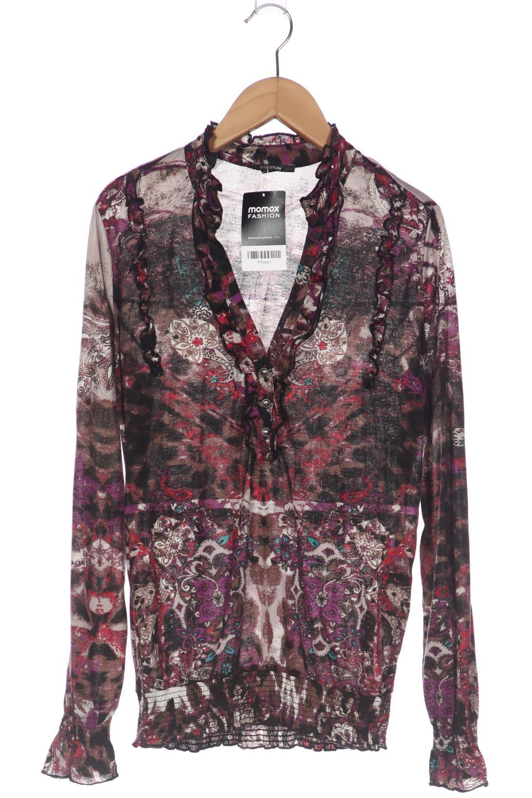

Comma Damen Langarmshirt, mehrfarbig, Gr. 36