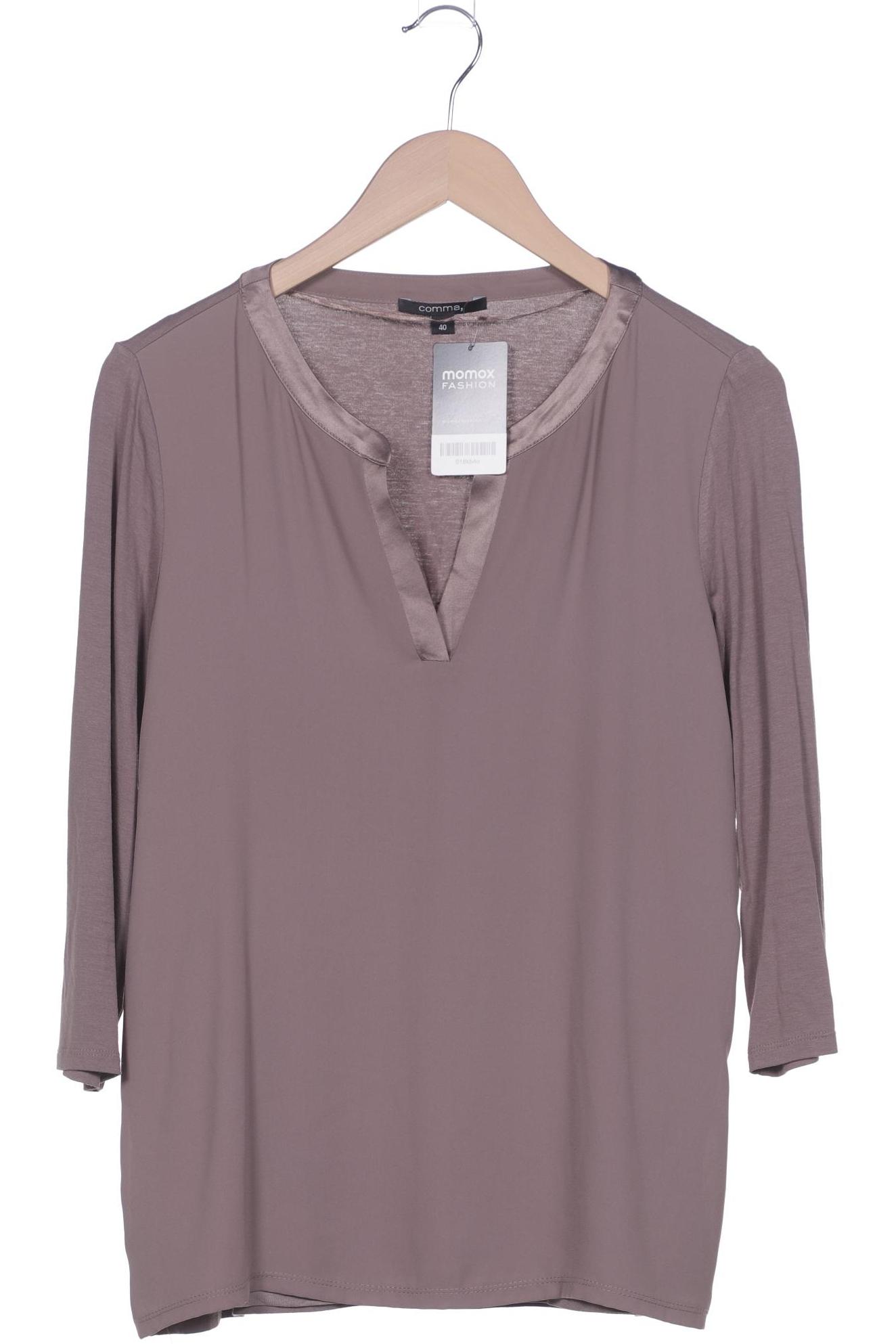 

Comma Damen Langarmshirt, braun, Gr. 40