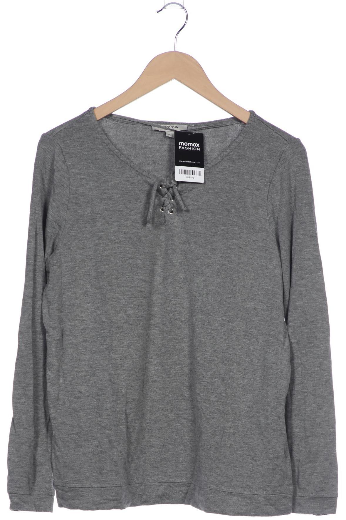 

Comma Damen Langarmshirt, grau, Gr. 40