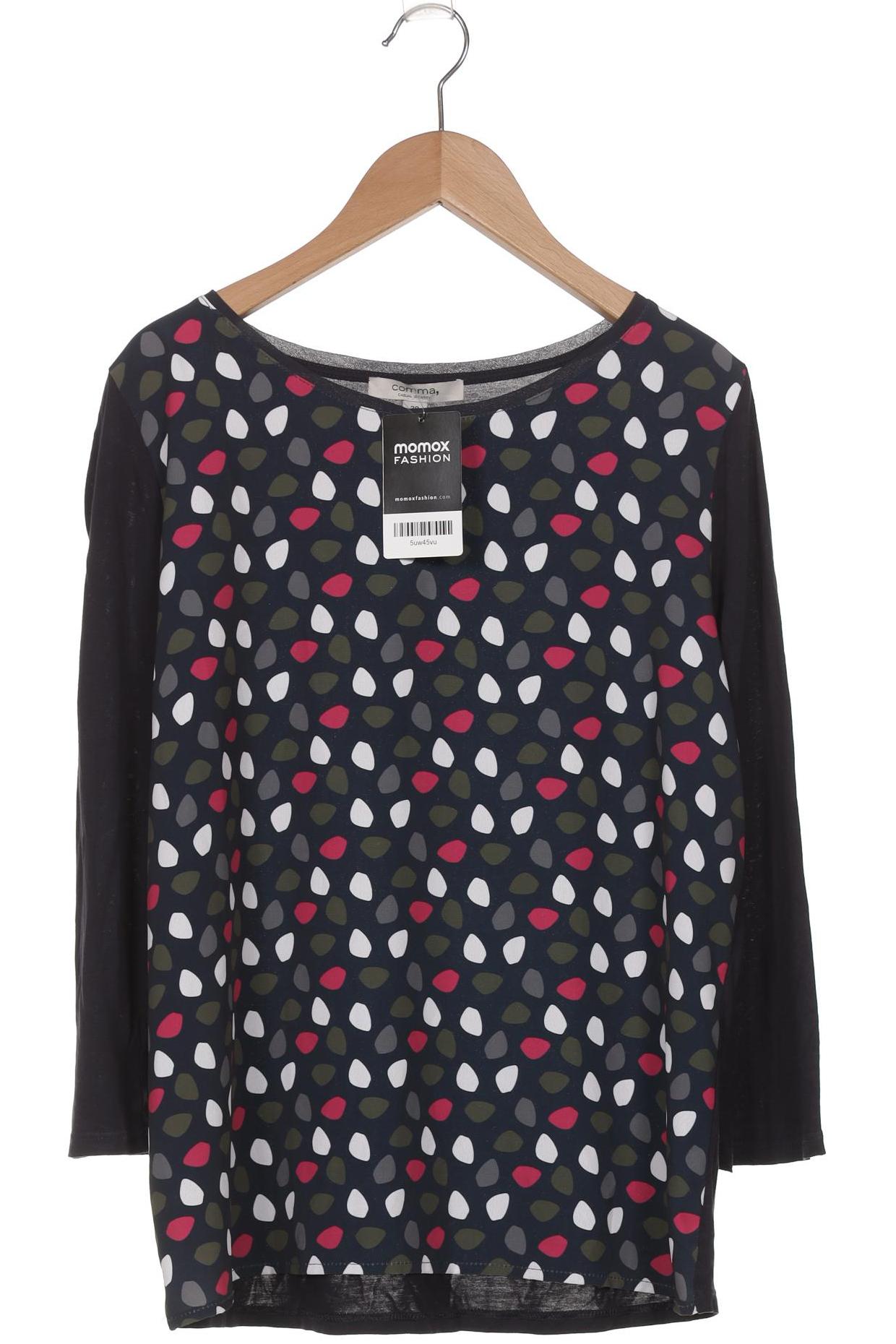 

Comma Damen Langarmshirt, marineblau, Gr. 38