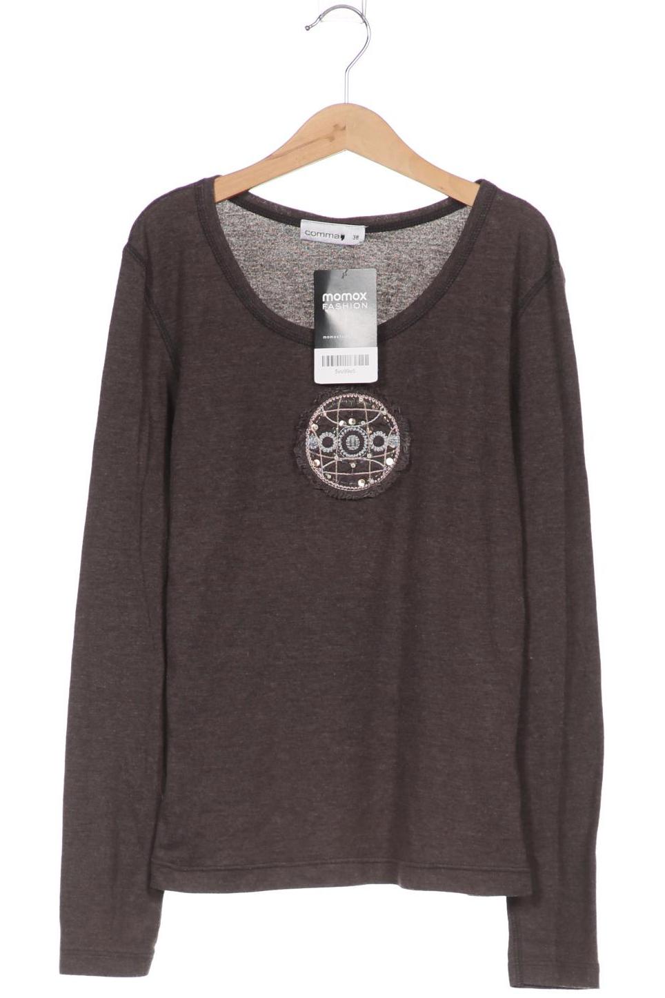 

Comma Damen Langarmshirt, braun, Gr. 38