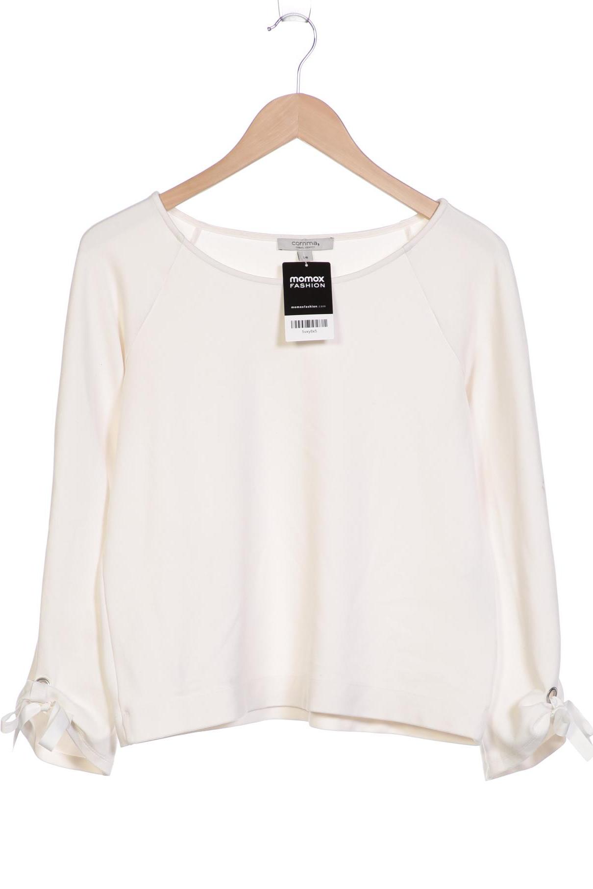 

Comma Damen Langarmshirt, weiß