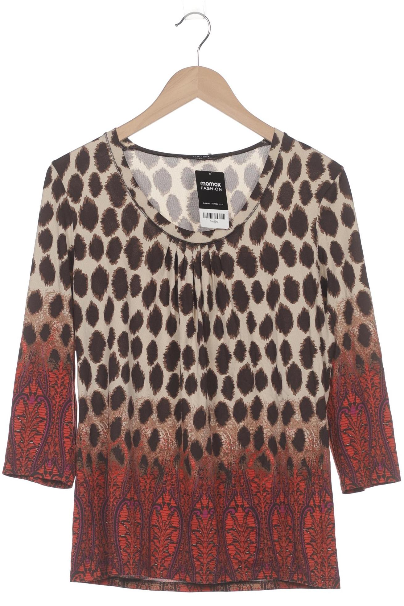 

Comma Damen Langarmshirt, braun, Gr. 44