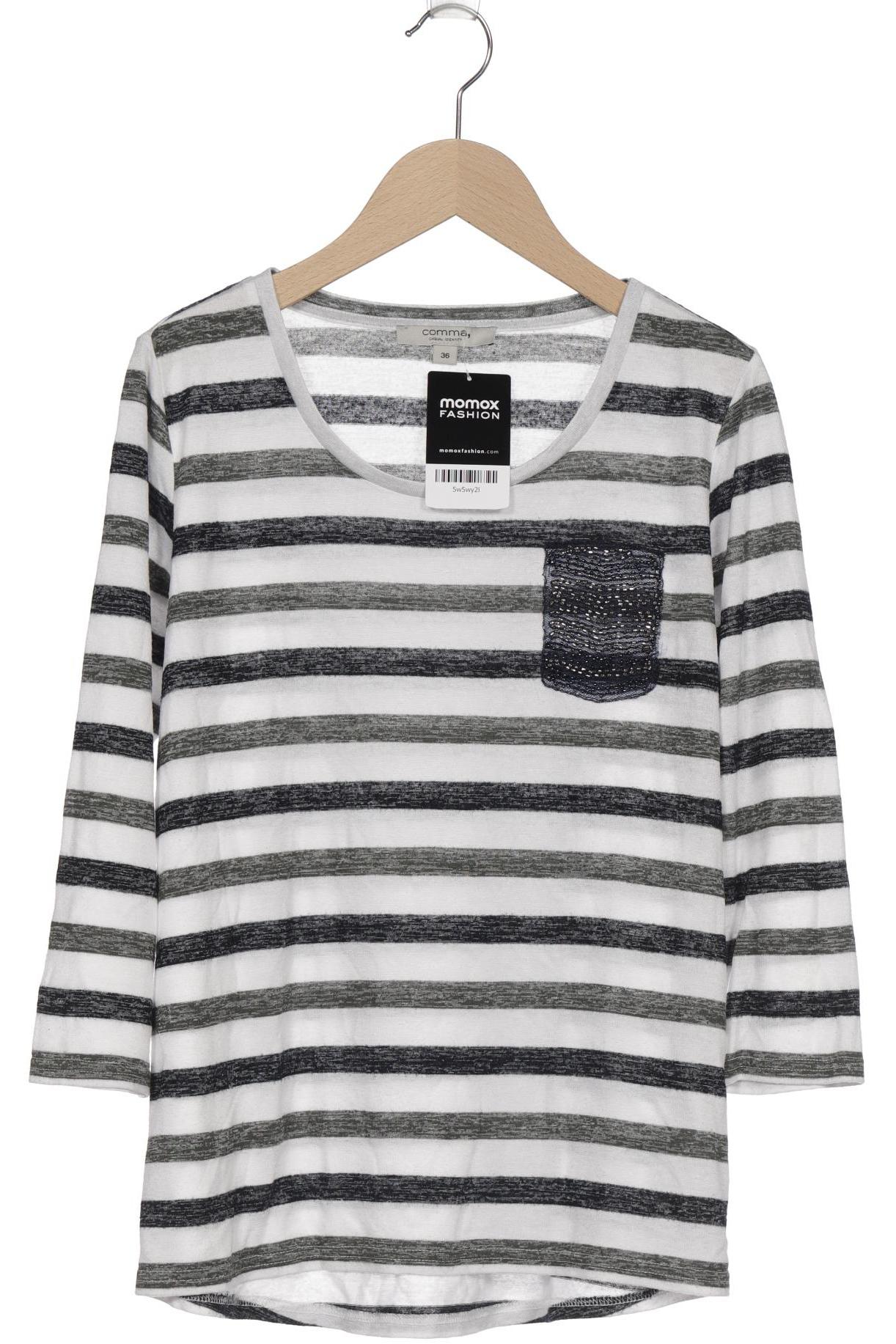 

Comma Damen Langarmshirt, weiß, Gr. 36