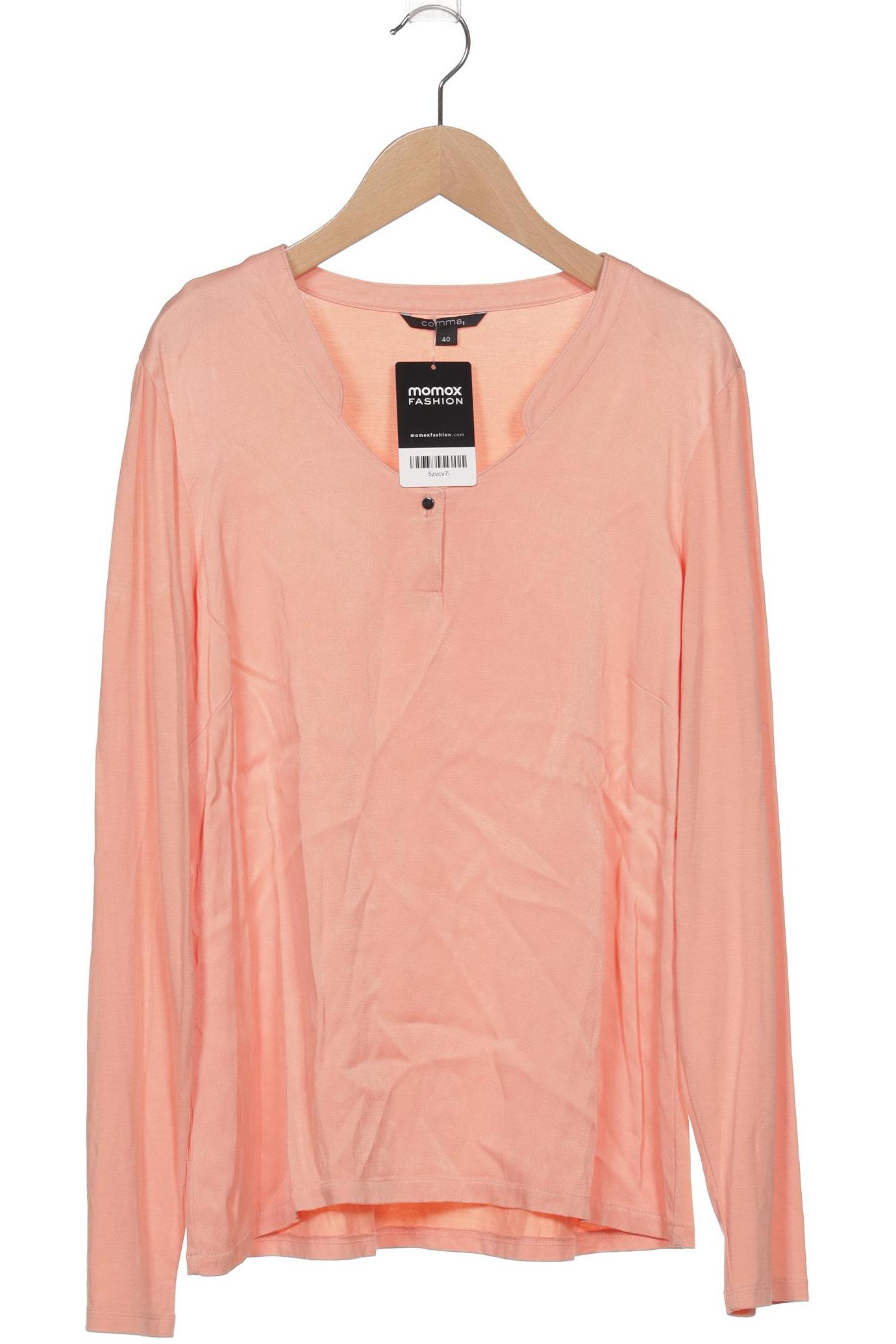 

Comma Damen Langarmshirt, pink, Gr. 40
