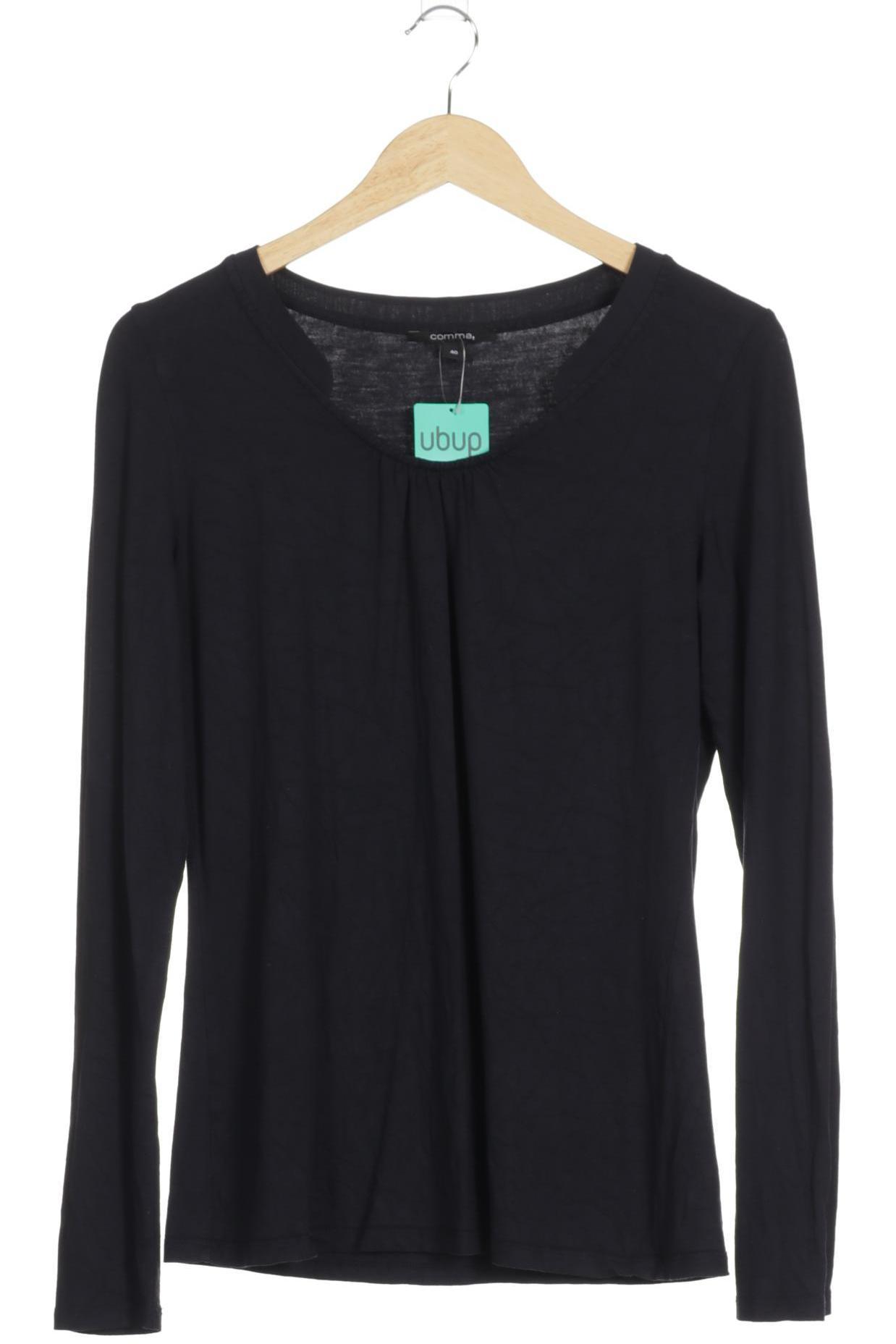 

Comma Damen Langarmshirt, blau, Gr. 40