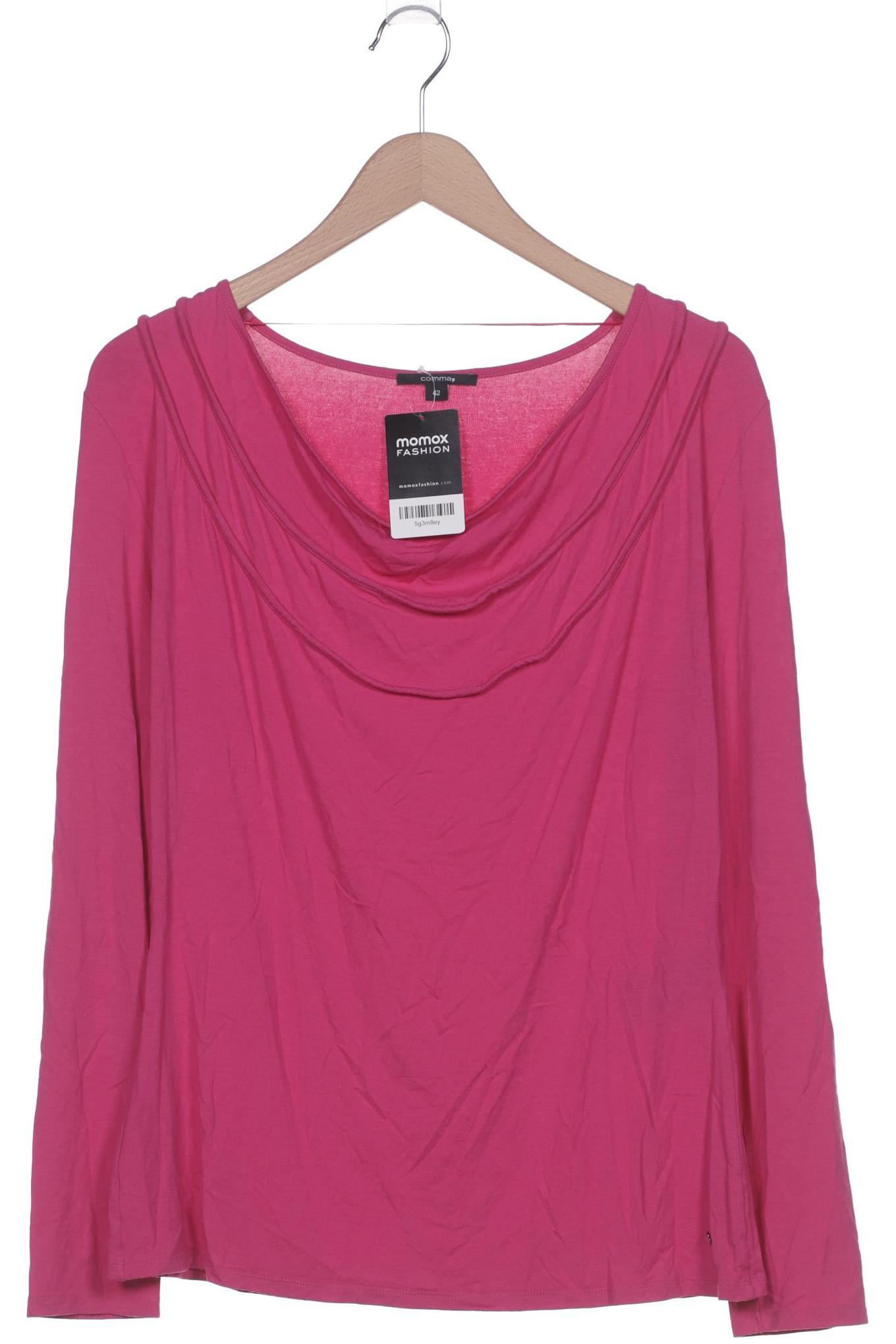 

Comma Damen Langarmshirt, pink, Gr. 42
