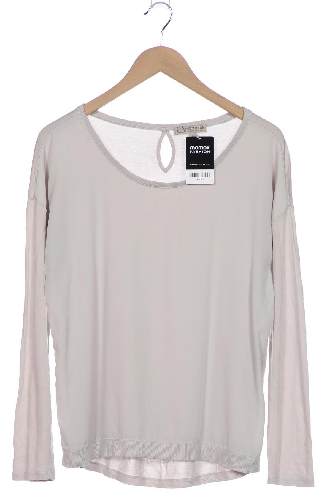 

Comma Damen Langarmshirt, grau, Gr. 38