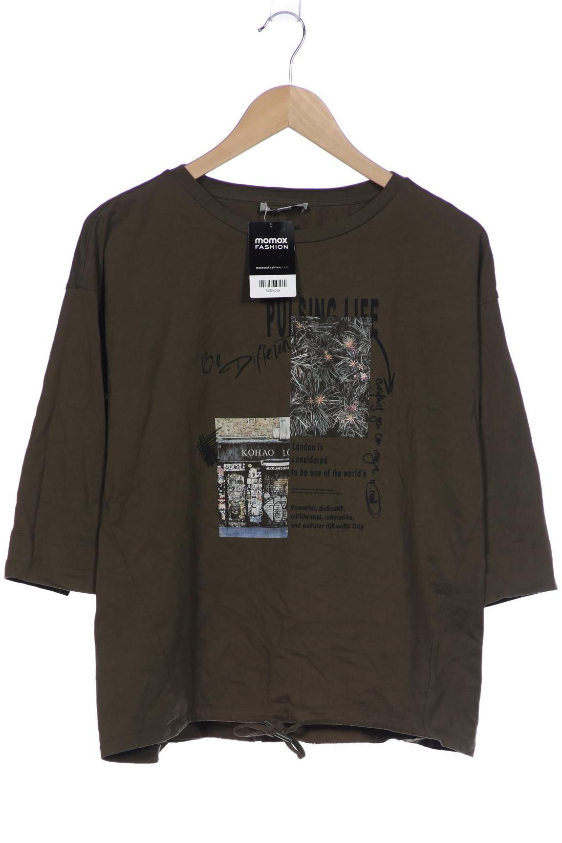 

Comma Damen Langarmshirt, grün, Gr. 40