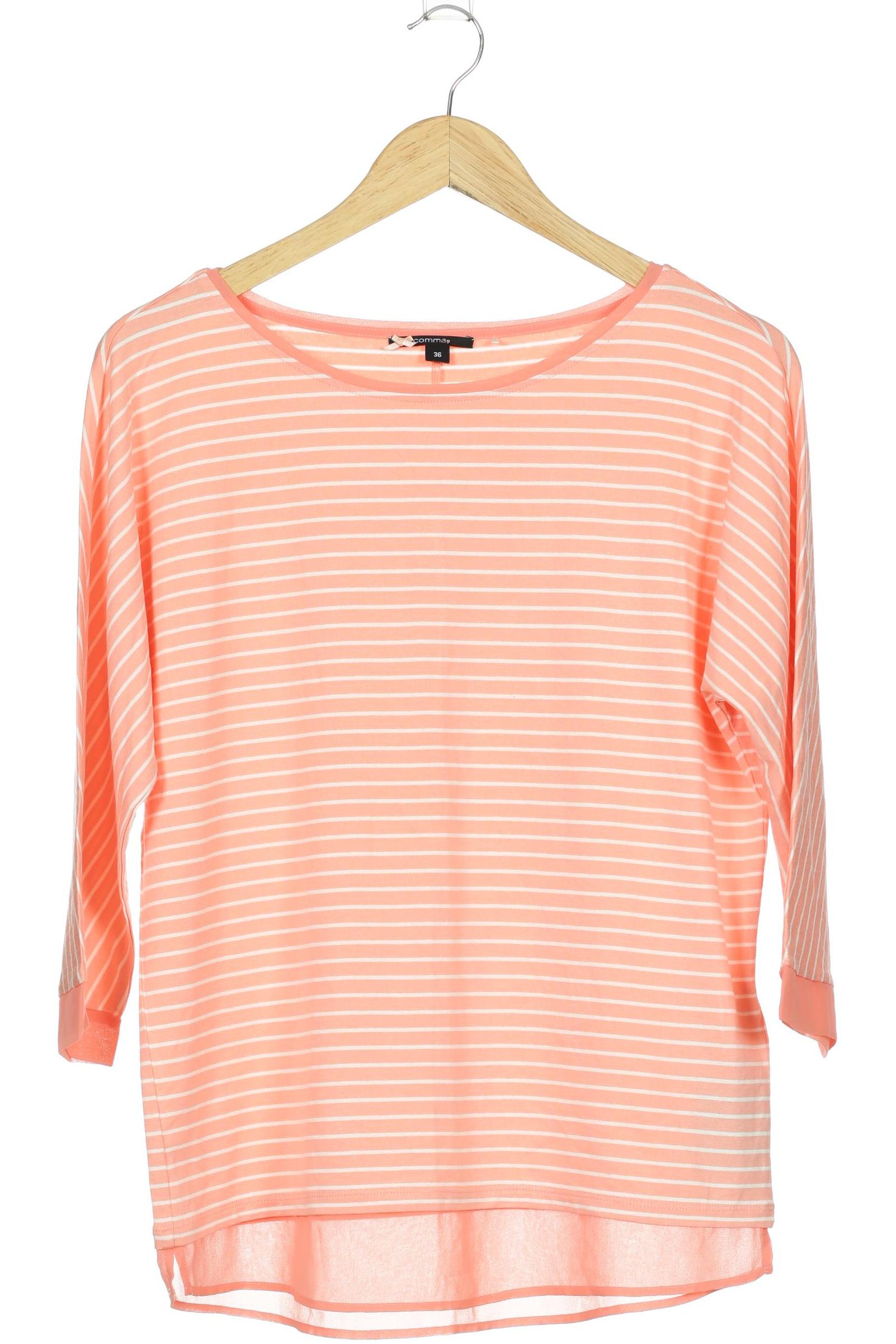 

Comma Damen Langarmshirt, orange, Gr. 36