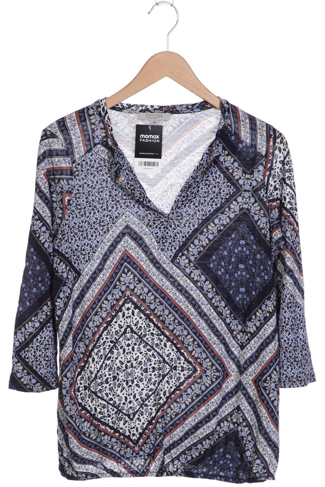 

Comma Damen Langarmshirt, marineblau, Gr. 38