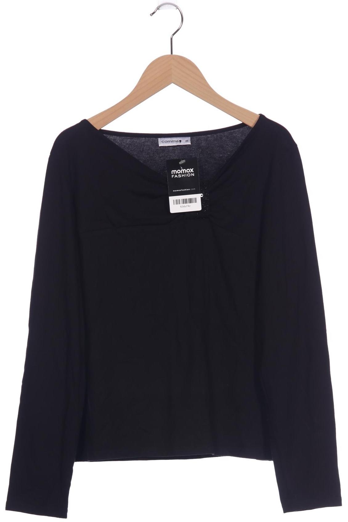 

Comma Damen Langarmshirt, schwarz, Gr. 40