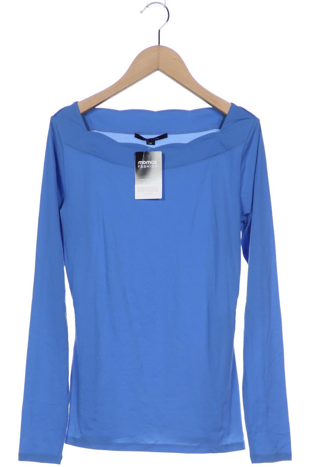 

Comma Damen Langarmshirt, blau, Gr. 36