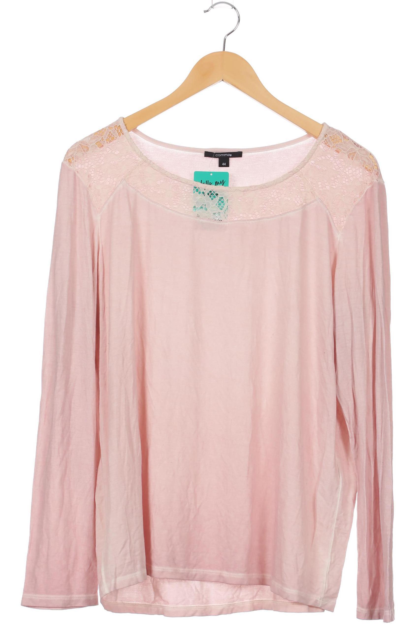 

Comma Damen Langarmshirt, pink, Gr. 44