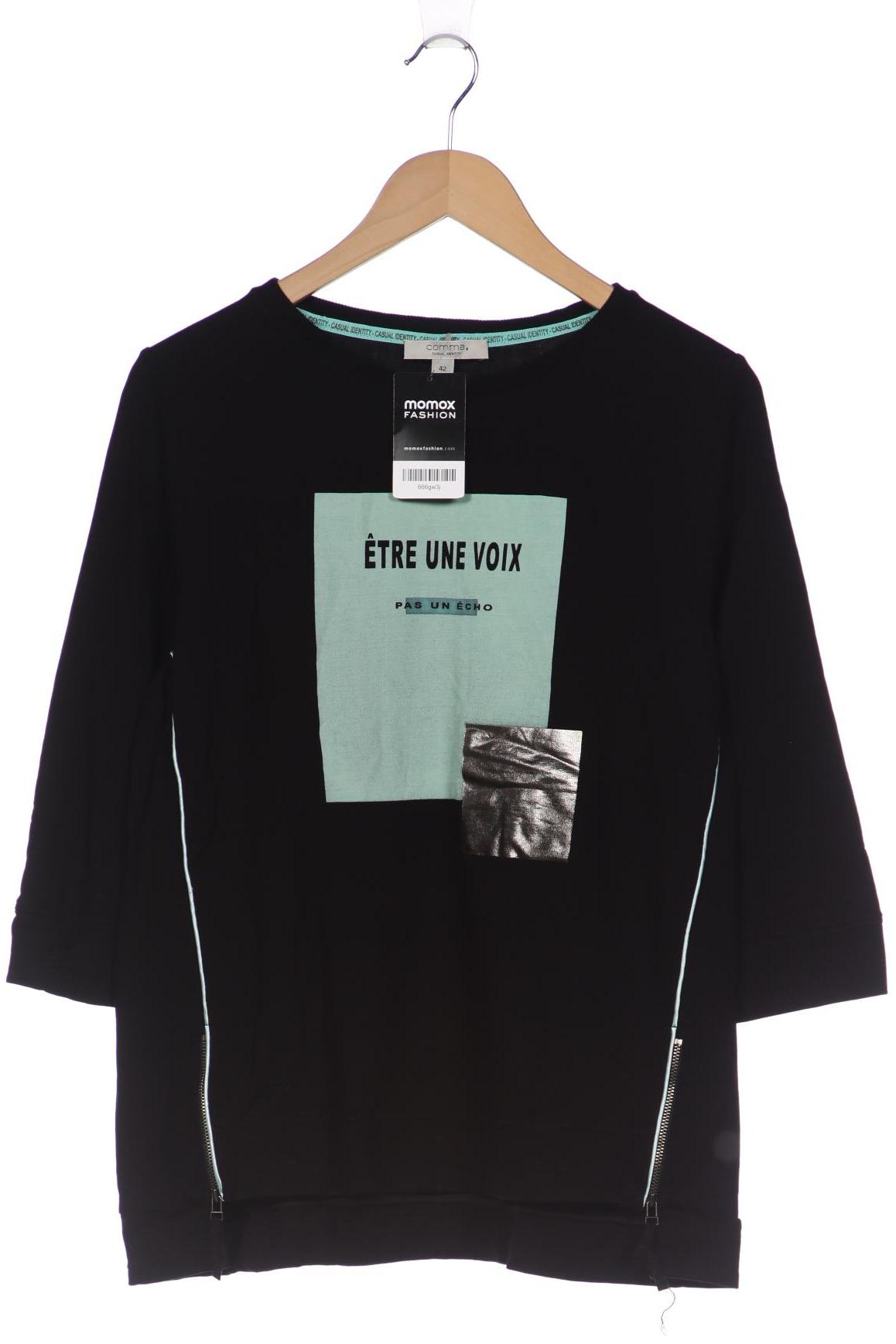 

Comma Damen Langarmshirt, schwarz