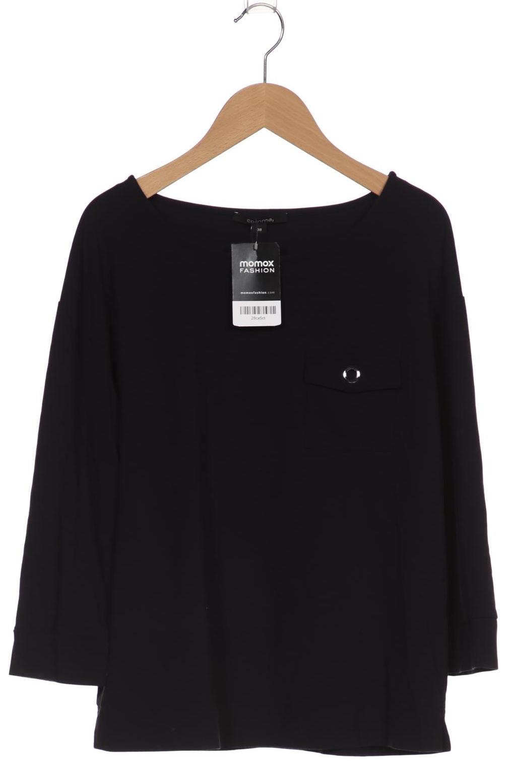 

Comma Damen Langarmshirt, marineblau, Gr. 38