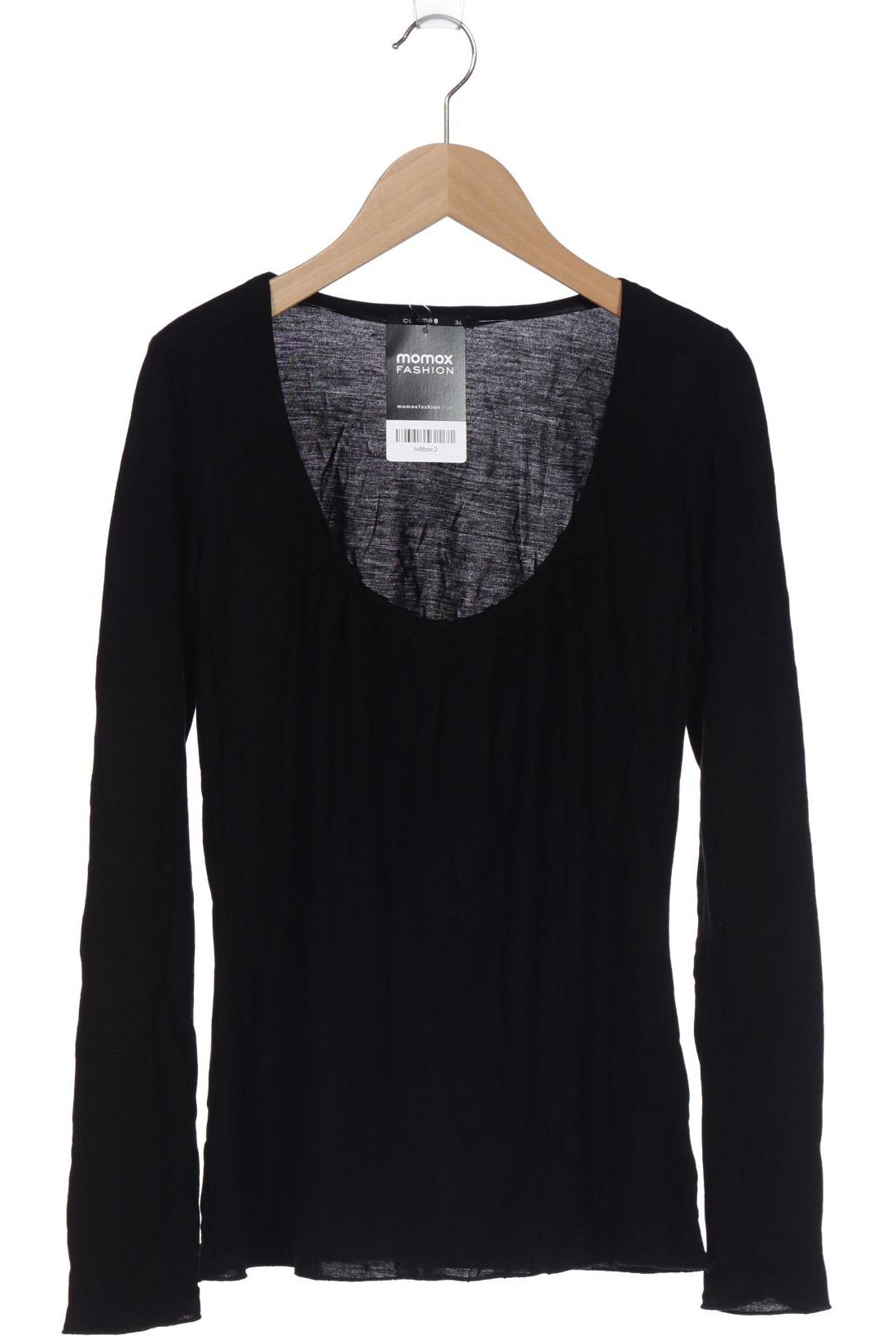 

Comma Damen Langarmshirt, schwarz, Gr. 34