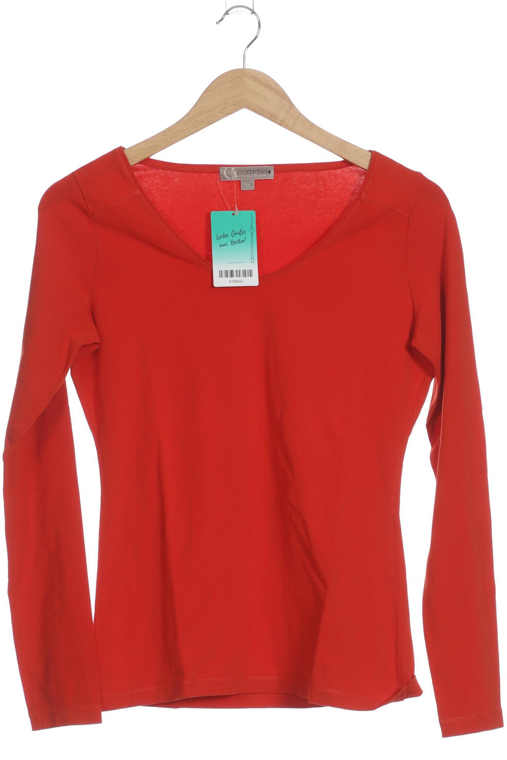 

Comma Damen Langarmshirt, rot, Gr. 38