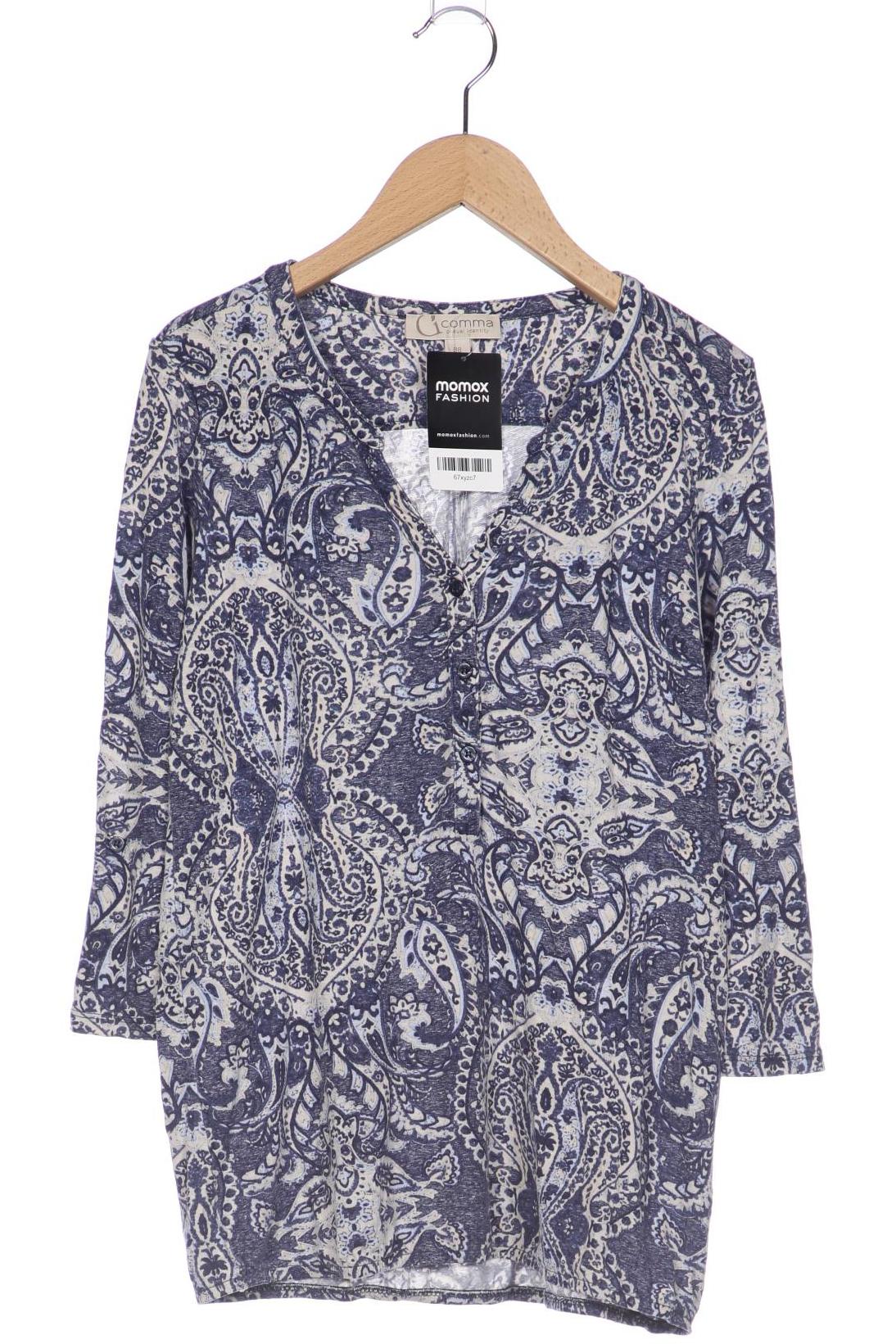 

Comma Damen Langarmshirt, blau, Gr. 38