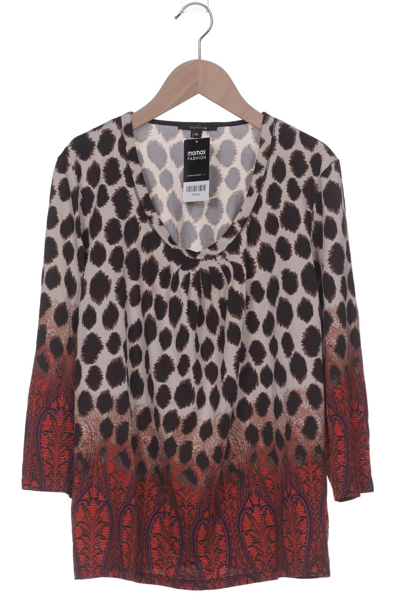 

Comma Damen Langarmshirt, braun, Gr. 44