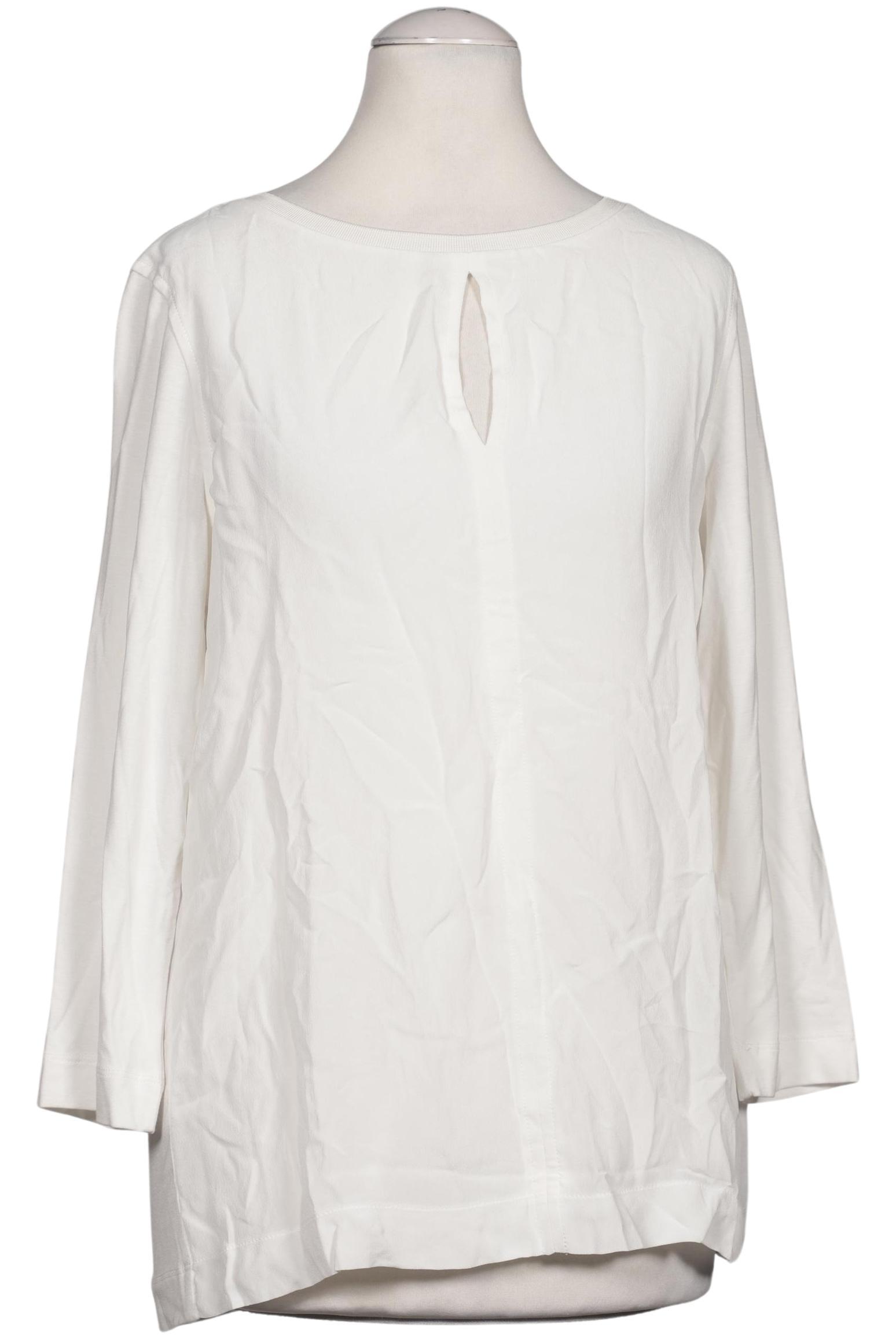 

Comma Damen Langarmshirt, weiß, Gr. 34