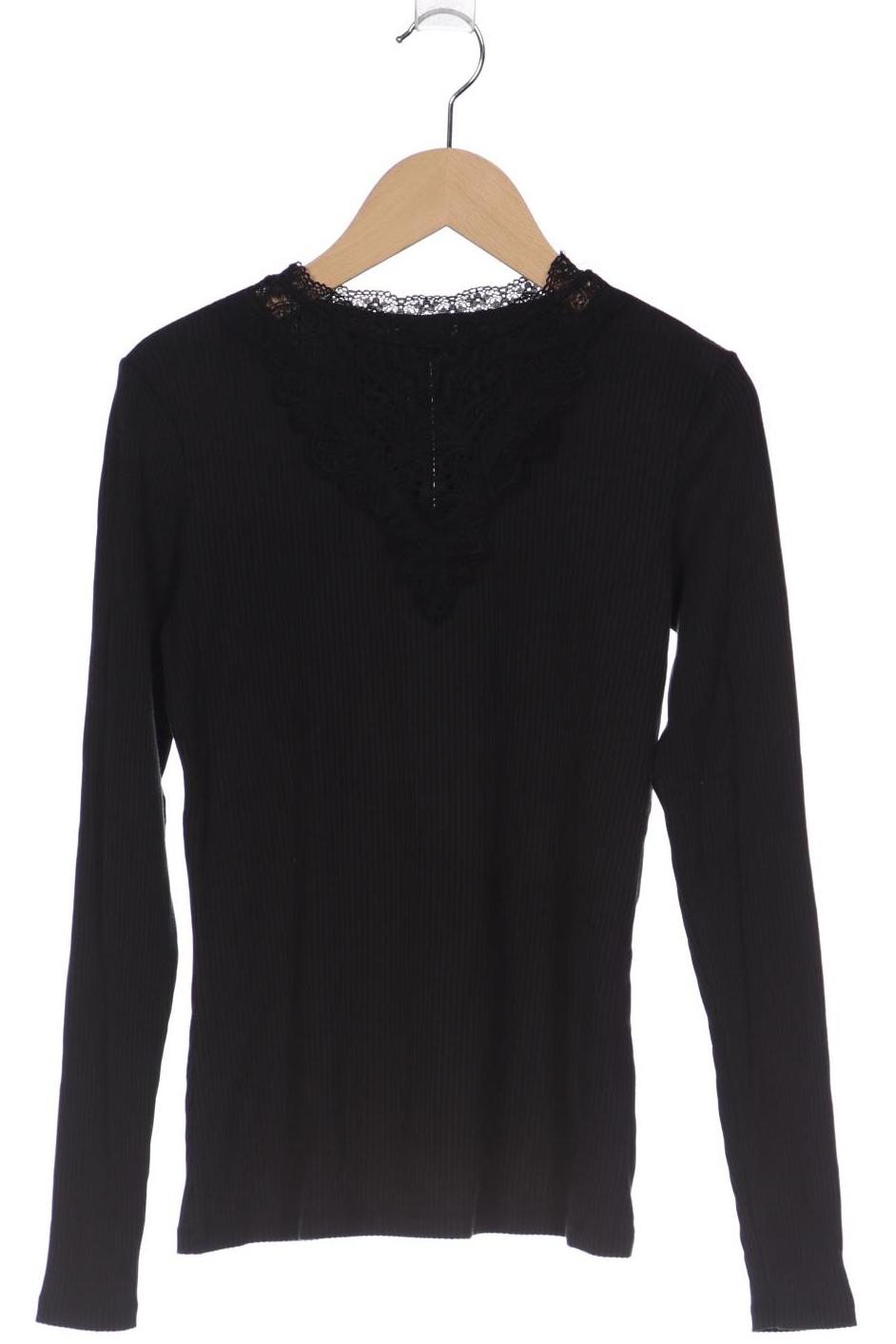 

Comma Damen Langarmshirt, schwarz, Gr. 34