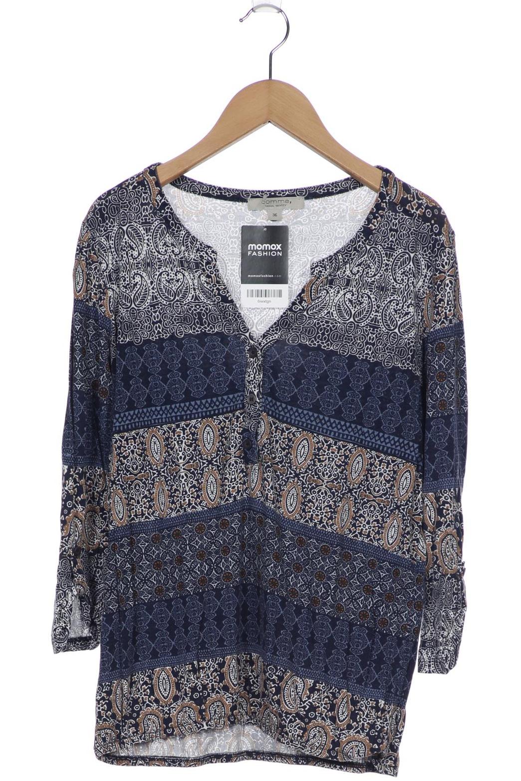 

Comma Damen Langarmshirt, marineblau