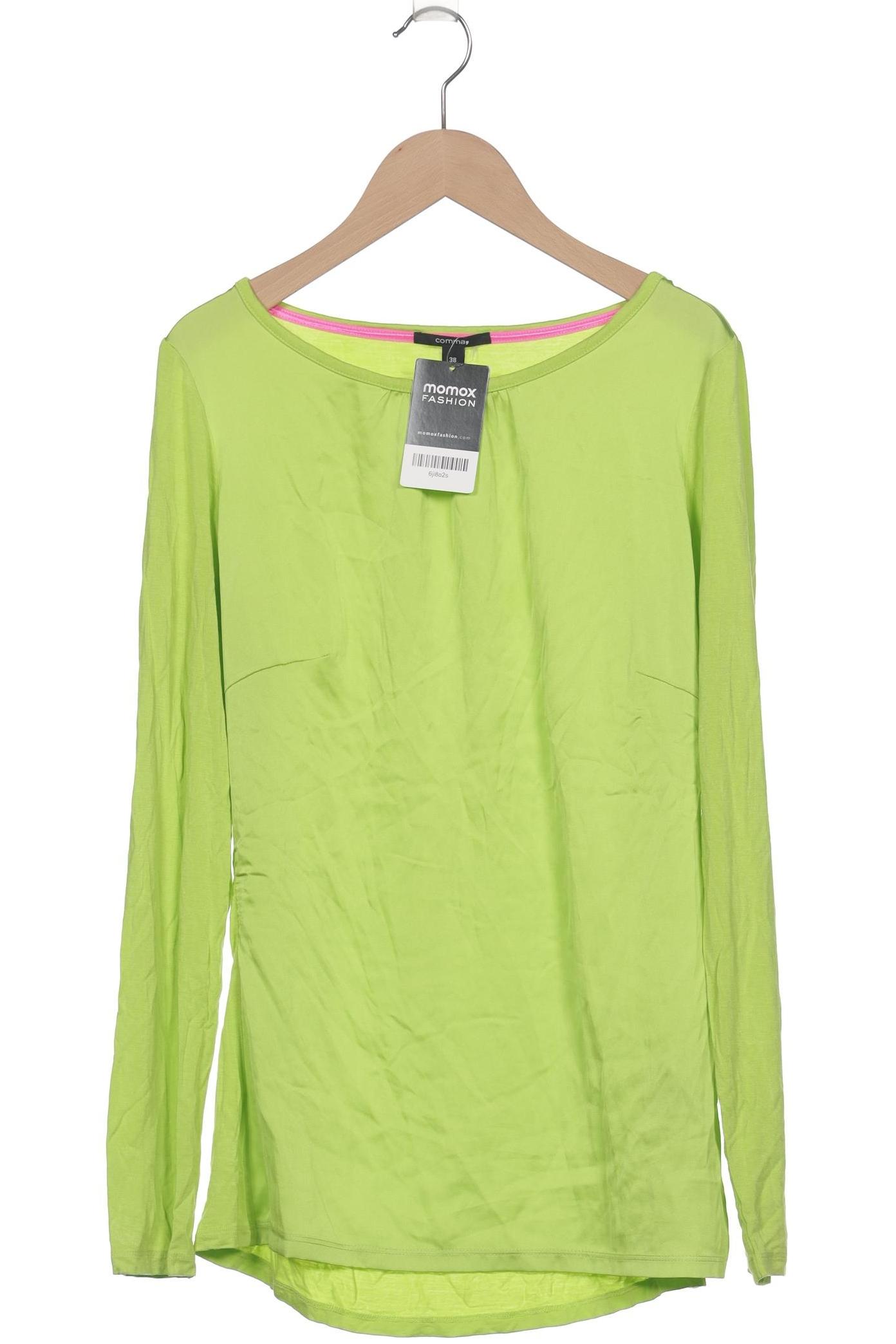 

Comma Damen Langarmshirt, hellgrün, Gr. 38