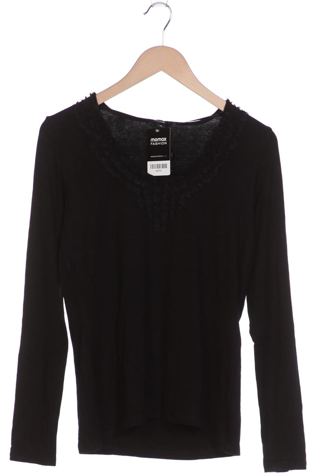 

Comma Damen Langarmshirt, schwarz, Gr. 38