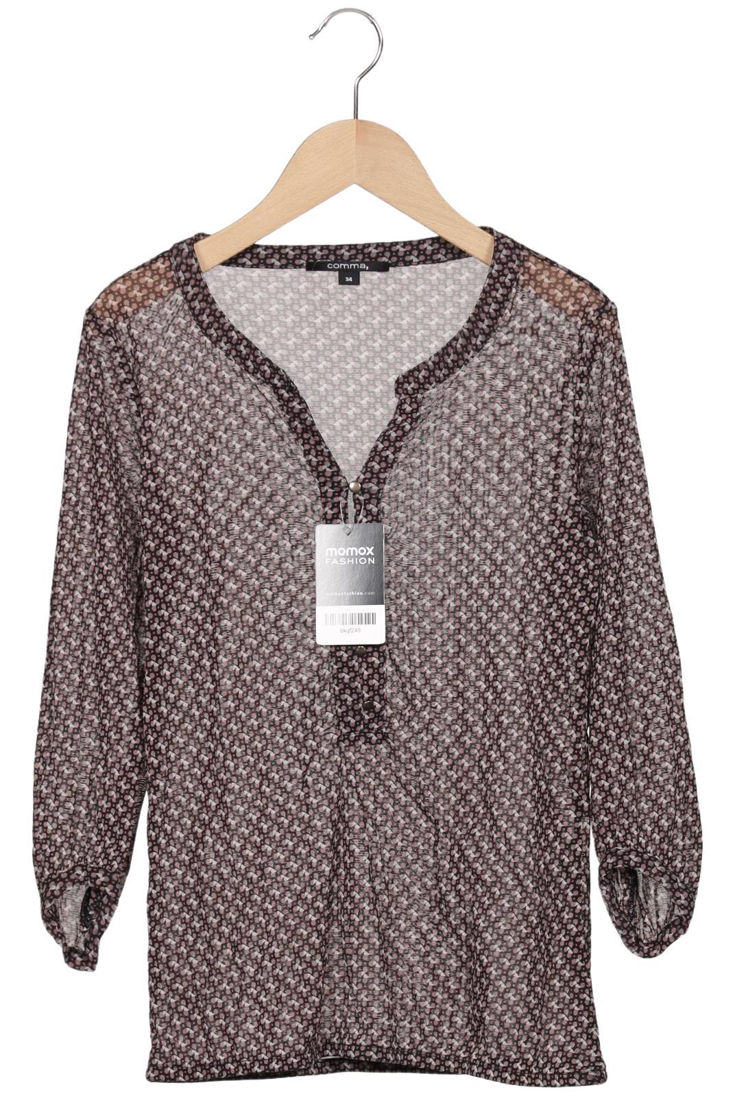

Comma Damen Langarmshirt, braun, Gr. 34