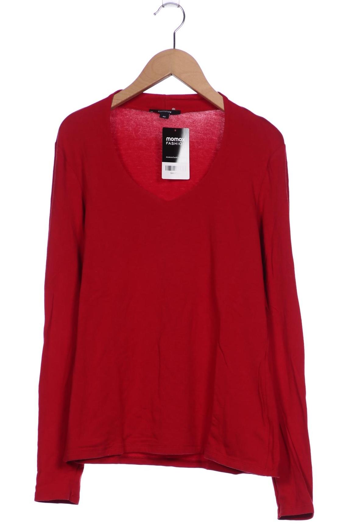 

Comma Damen Langarmshirt, rot, Gr. 40