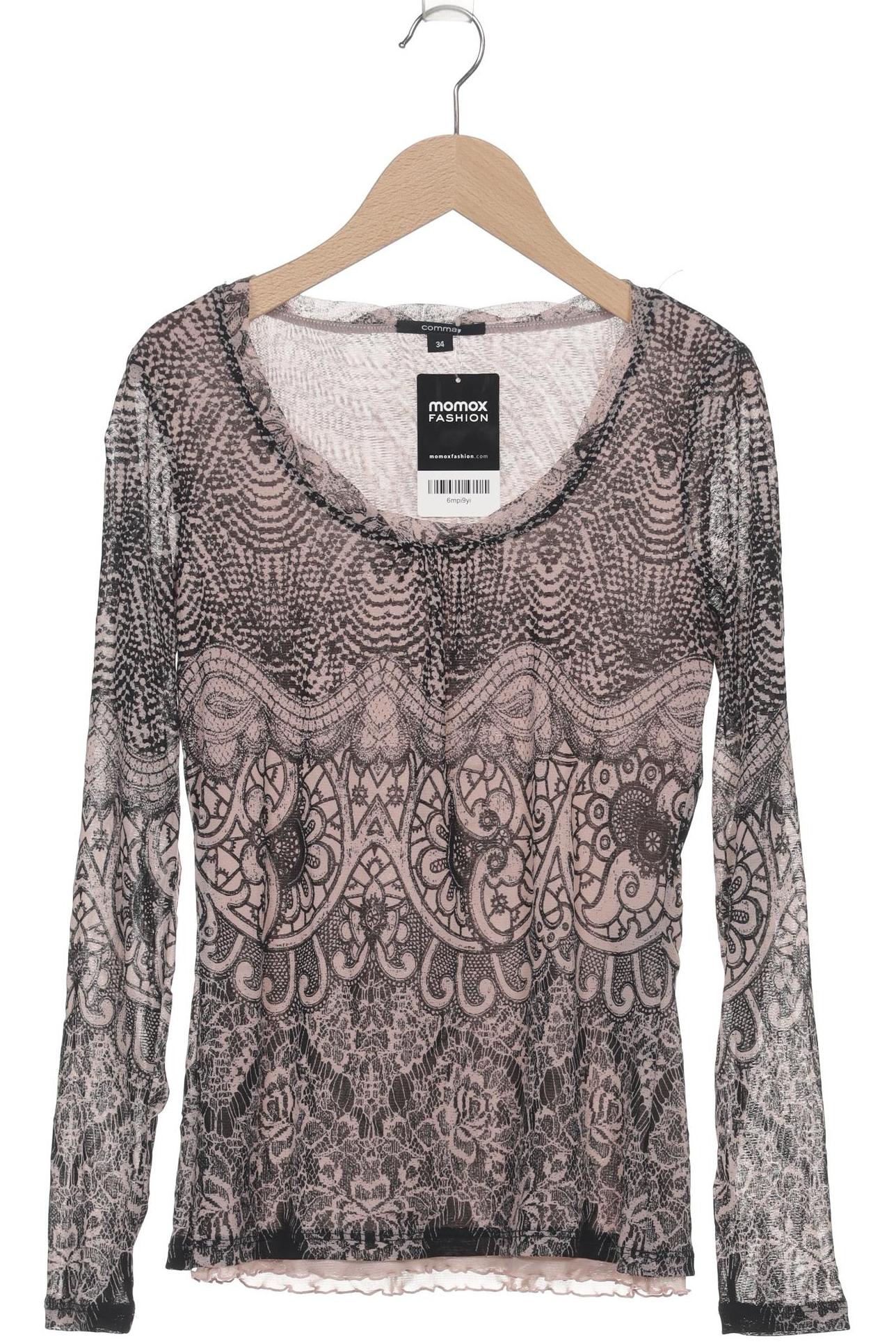 

Comma Damen Langarmshirt, pink, Gr. 34