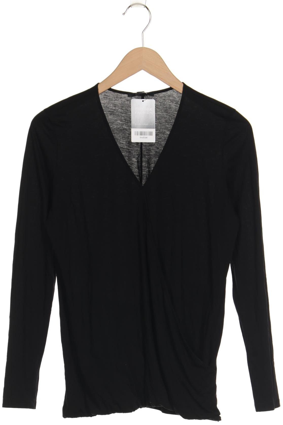 

Comma Damen Langarmshirt, schwarz, Gr. 38