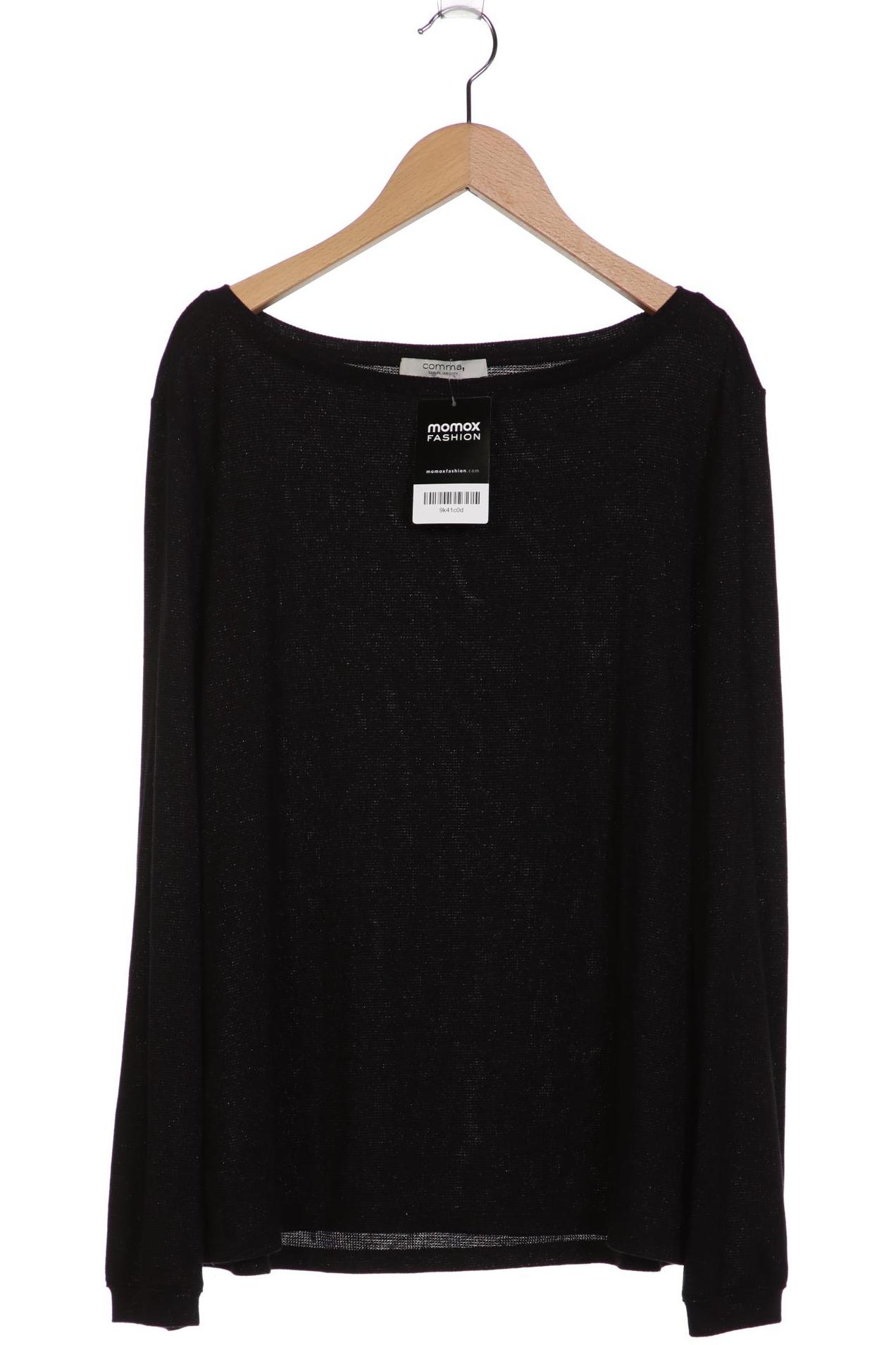 

Comma Damen Langarmshirt, schwarz, Gr. 42