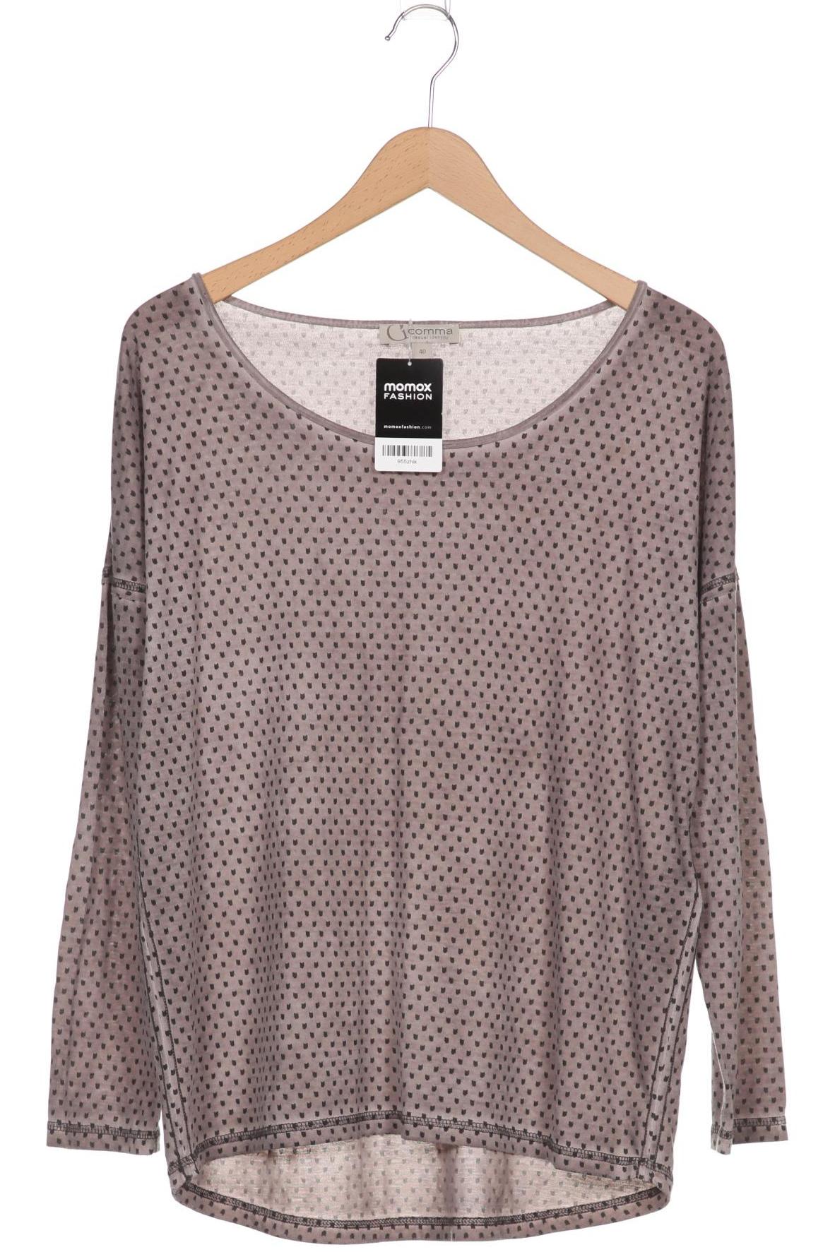 

Comma Damen Langarmshirt, grau, Gr. 40