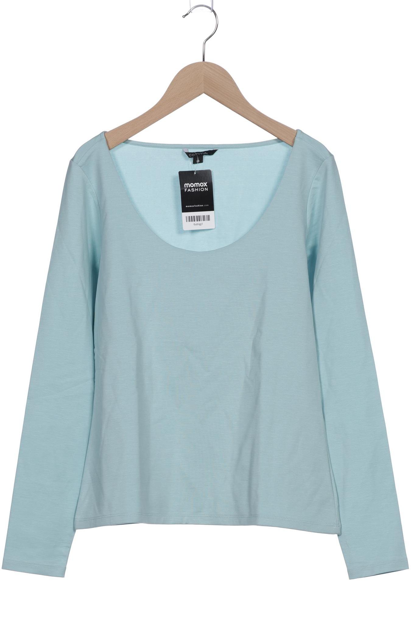 

Comma Damen Langarmshirt, hellblau, Gr. 36