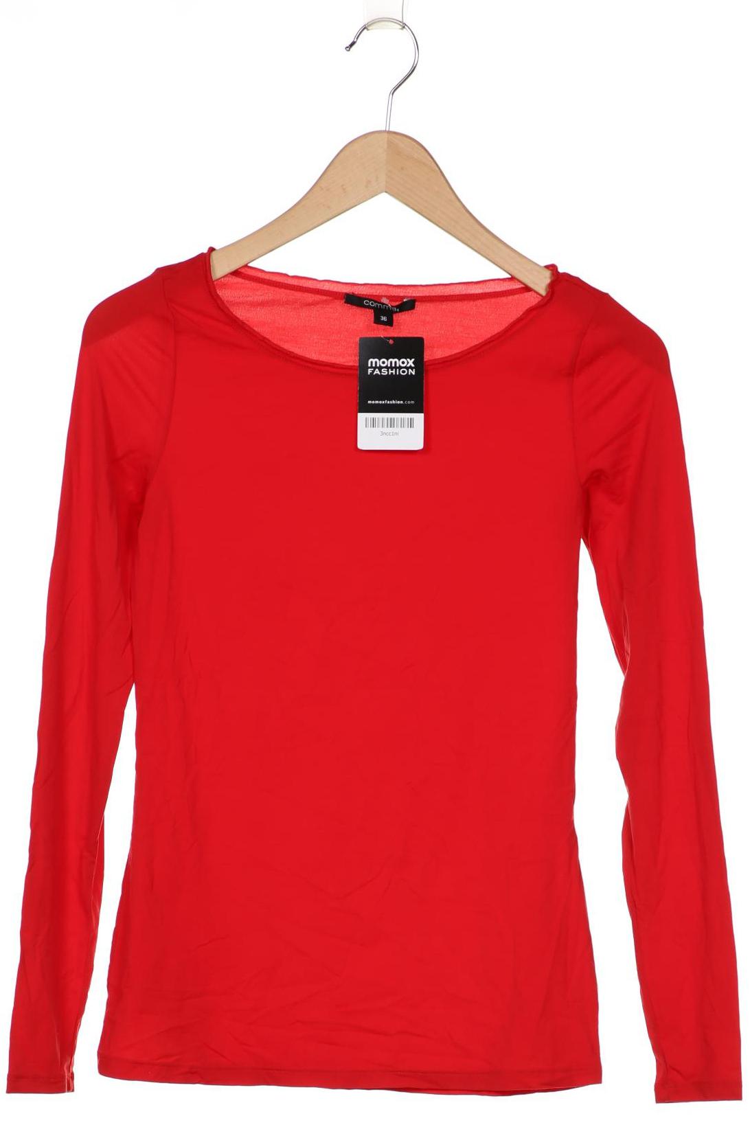 

Comma Damen Langarmshirt, rot, Gr. 36