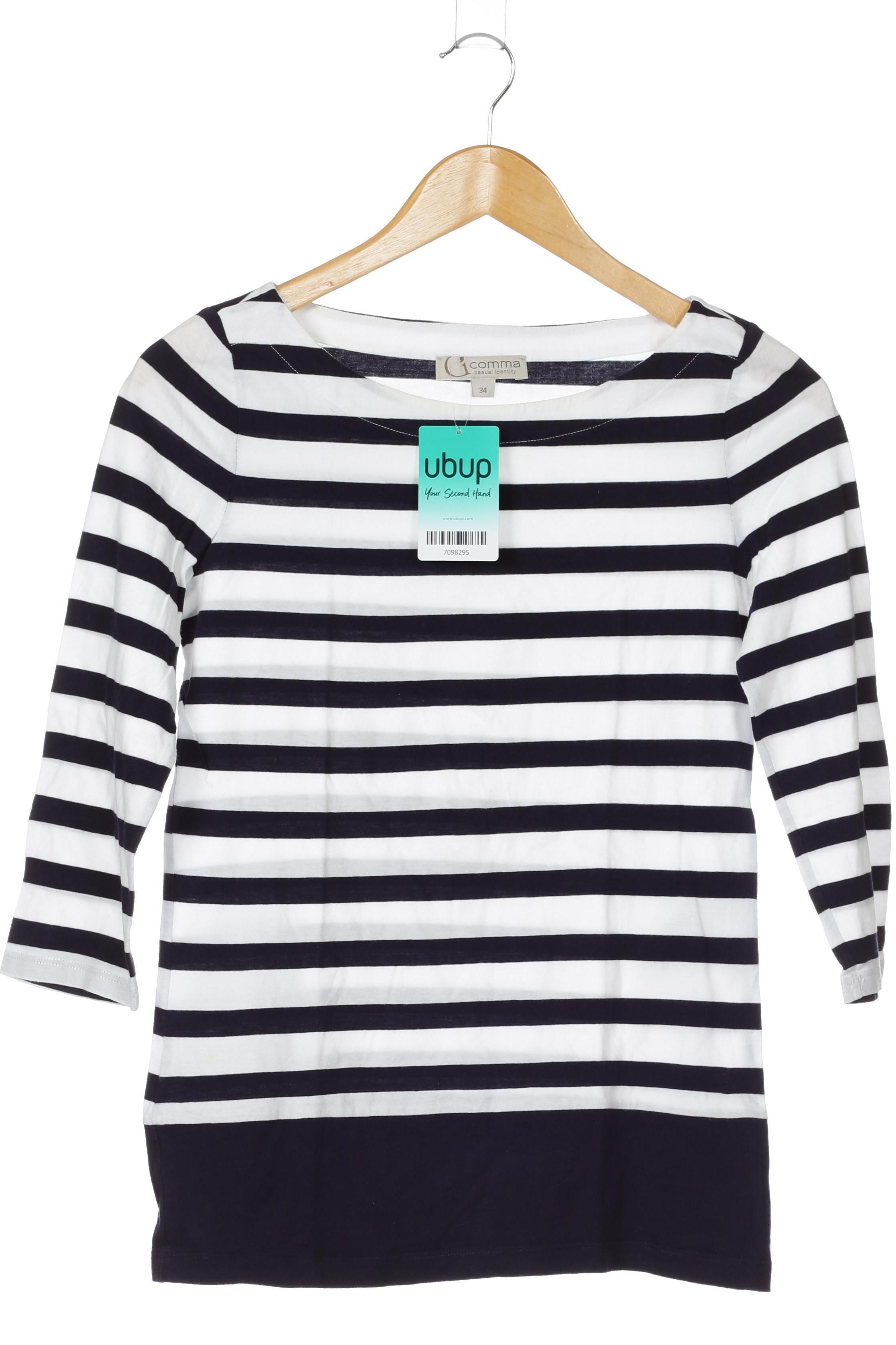 

Comma Damen Langarmshirt, blau, Gr. 34