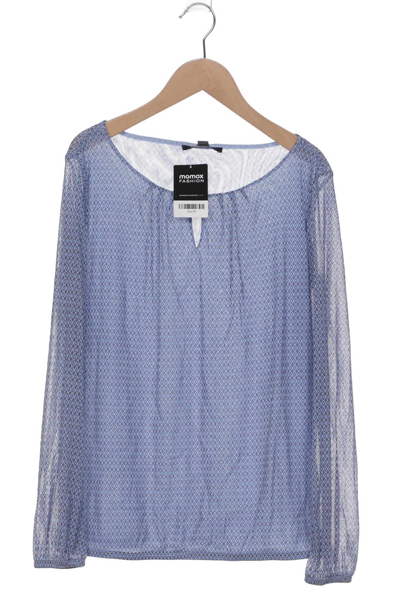 

Comma Damen Langarmshirt, blau, Gr. 34